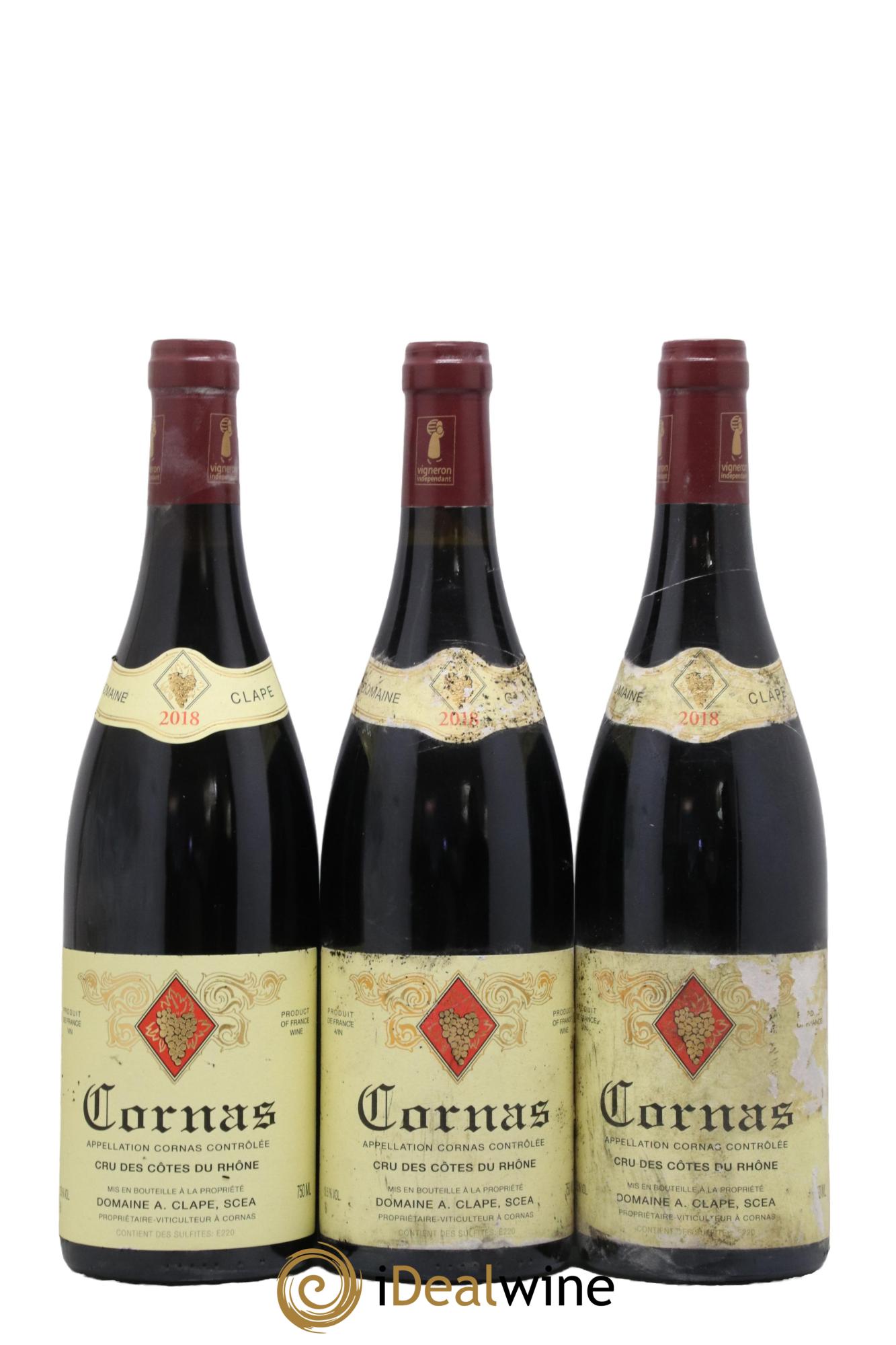 Cornas Auguste Clape 2018 - Posten von 3 Flaschen - 0