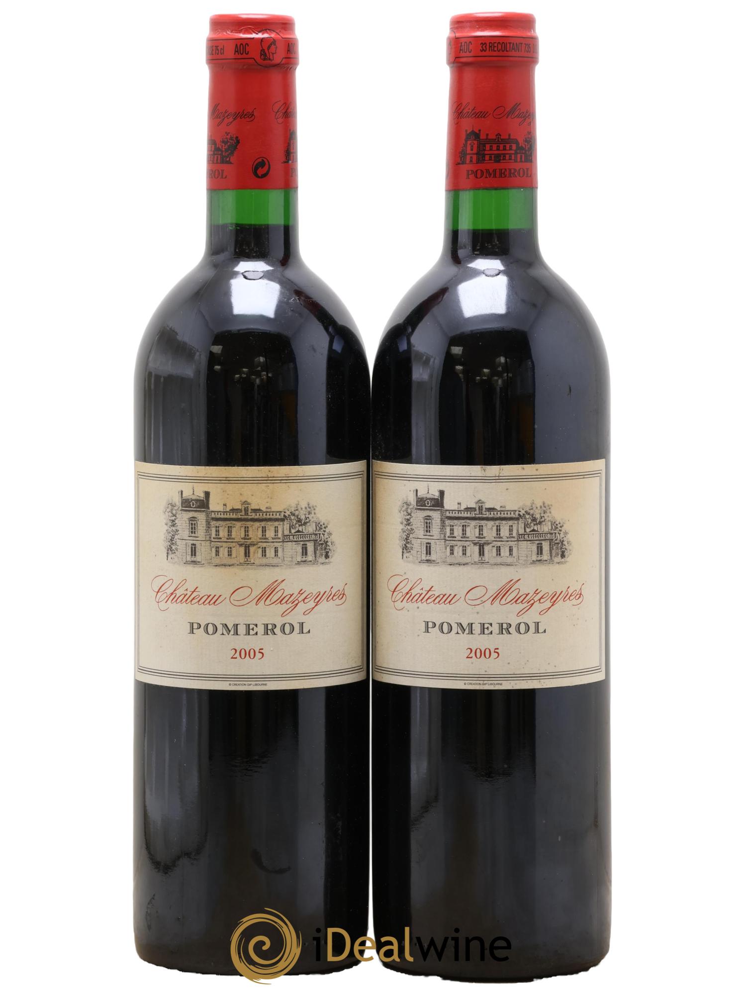 Château Mazeyres 2005 - Lot of 2 bottles - 0