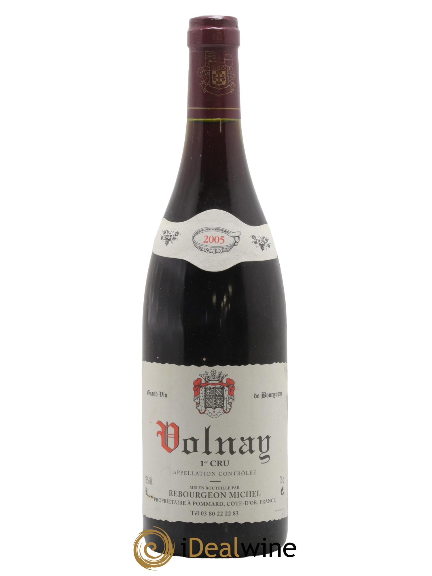 Volnay 1er Cru Rebourgeon Michel 2005 - Lot de 1 bouteille - 0