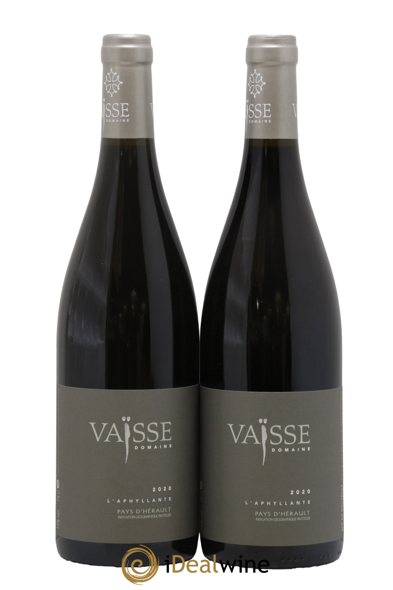 Pays d'Hérault L'Aphyllante Vaisse (Domaine) 2020 - Lot de 2 bouteilles - 0