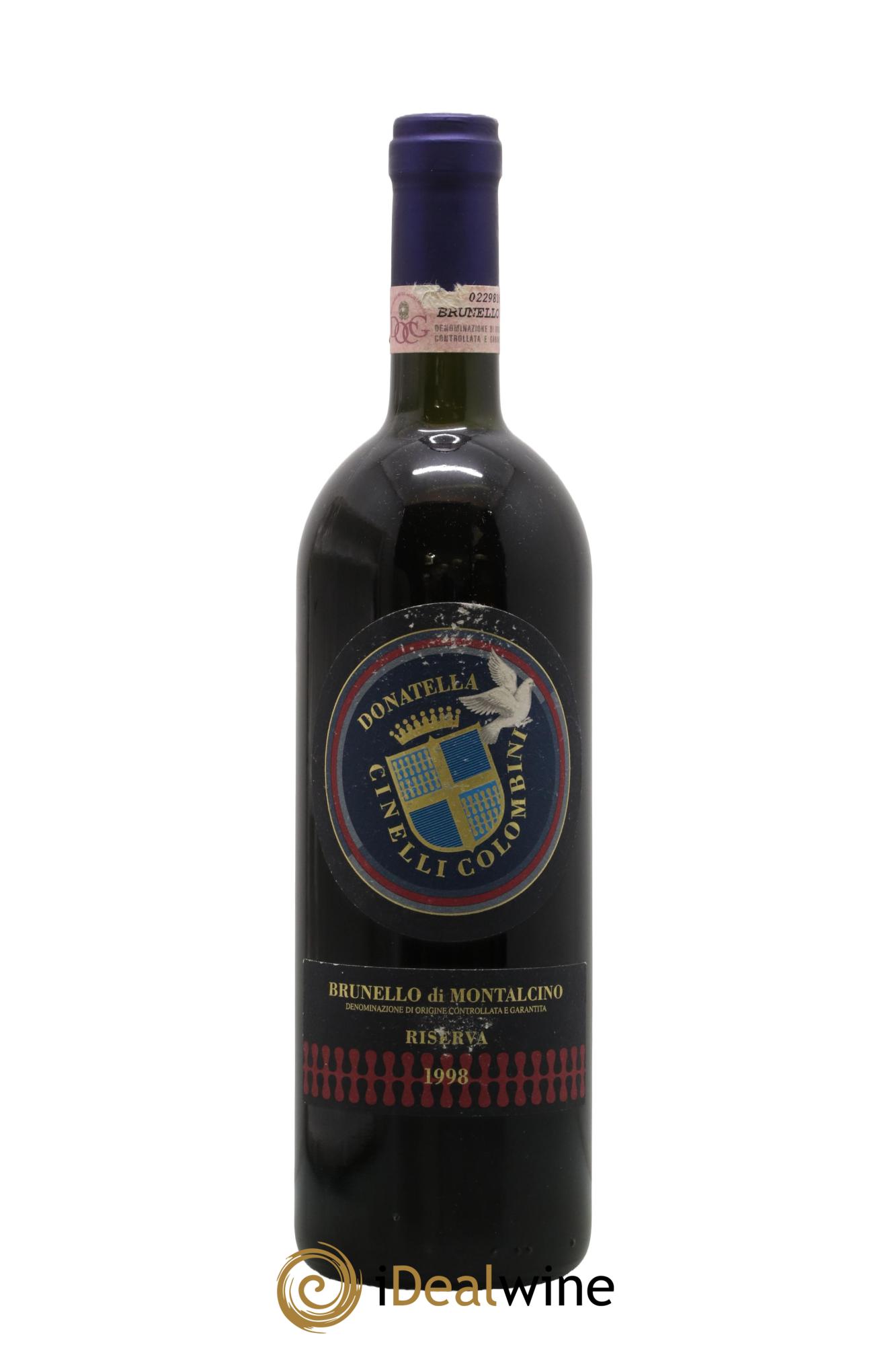 Brunello di Montalcino Riserva Cinelli Colombini Donatella 1998 - Posten von 1 Flasche - 0