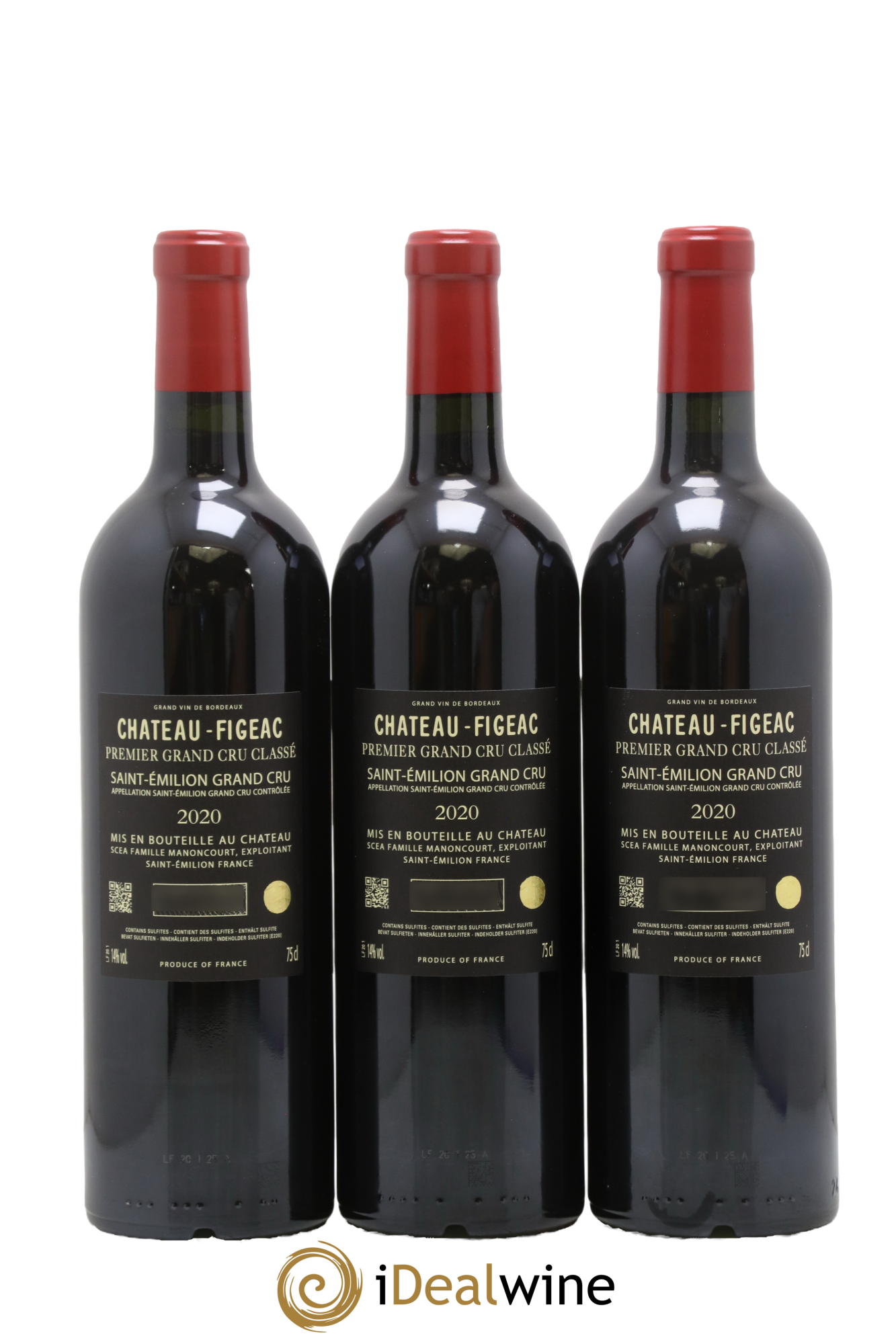 Château Figeac 1er Grand Cru Classé A 2020 - Lot of 6 bottles - 4