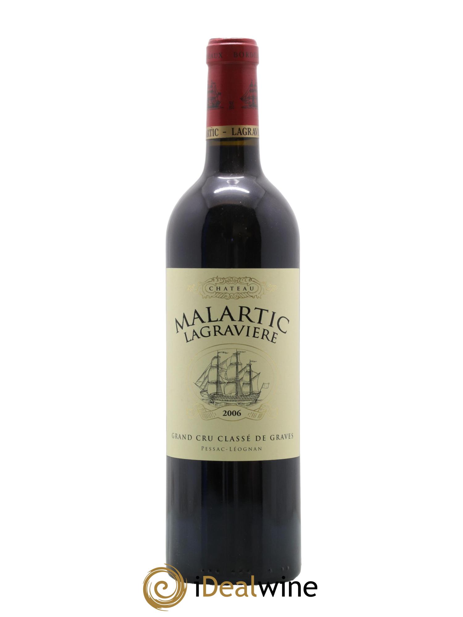 Château Malartic-Lagravière Cru Classé de Graves 2006 - Lot de 1 bouteille - 0