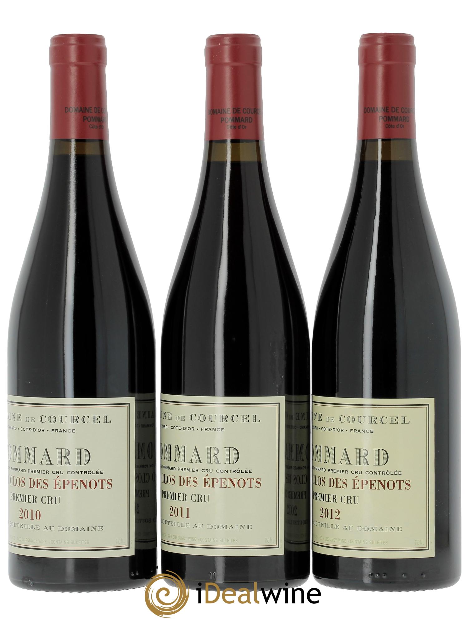 Pommard Caisse panachée Pommard Grand Clos des Epenots de Courcel (Domaine) (CBO à partir de 3 bts) - Lot de 3 bouteilles - 2