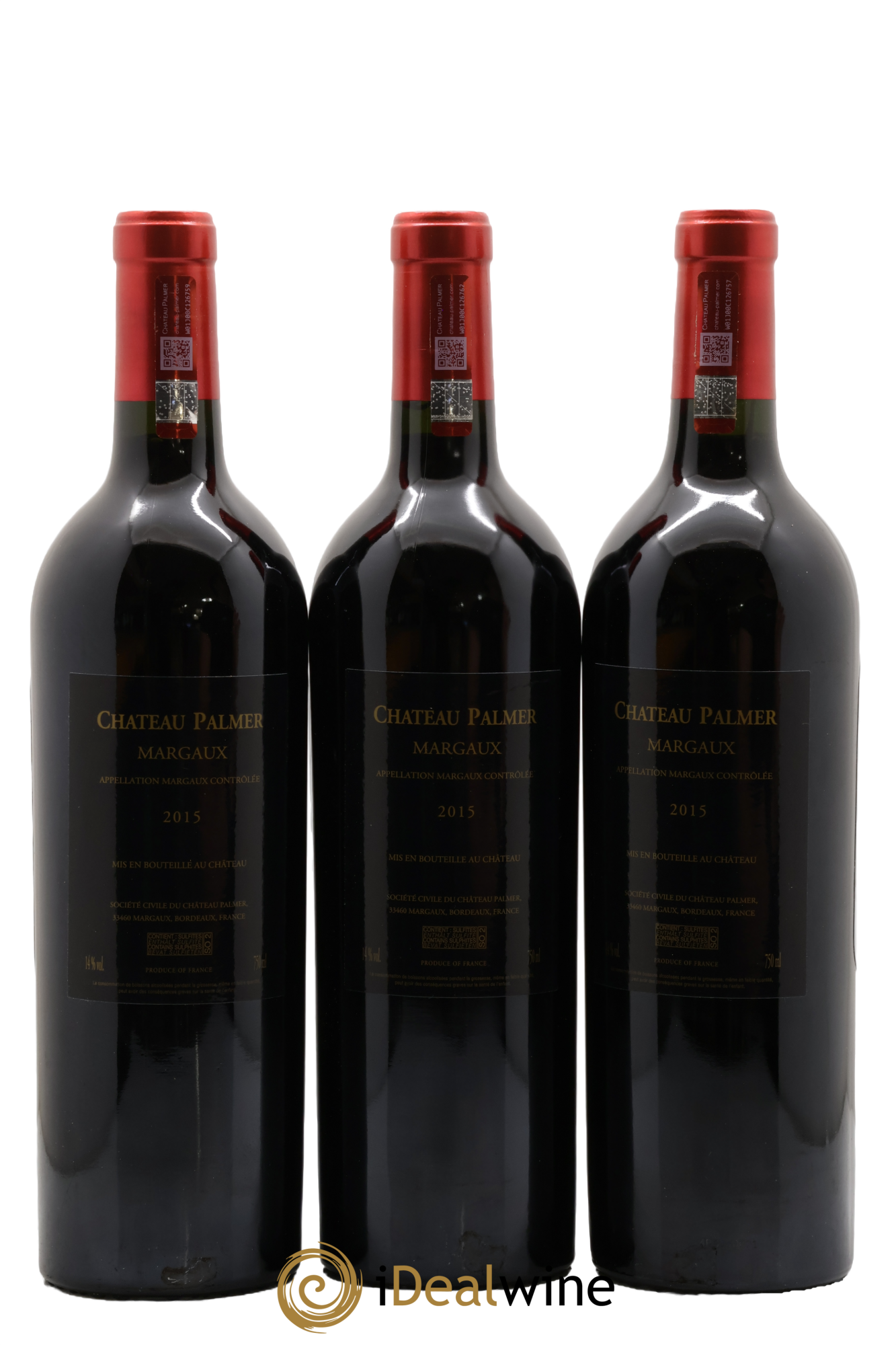Château Palmer 3ème Grand Cru Classé 2015 - Posten von 6 Flaschen - 2