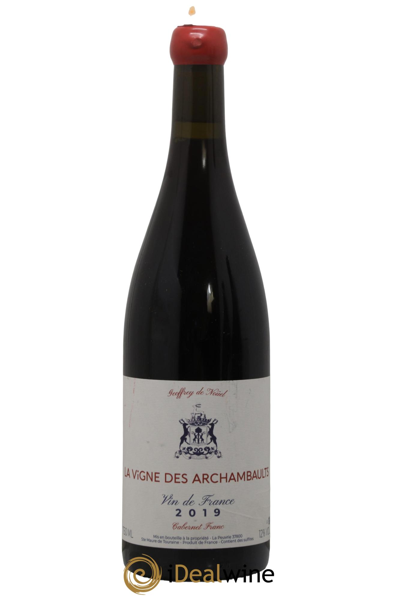 Vin de France La Vigne des Archambaults Domaine Geoffrey de Noüel 2019 - Lot de 1 bouteille - 0