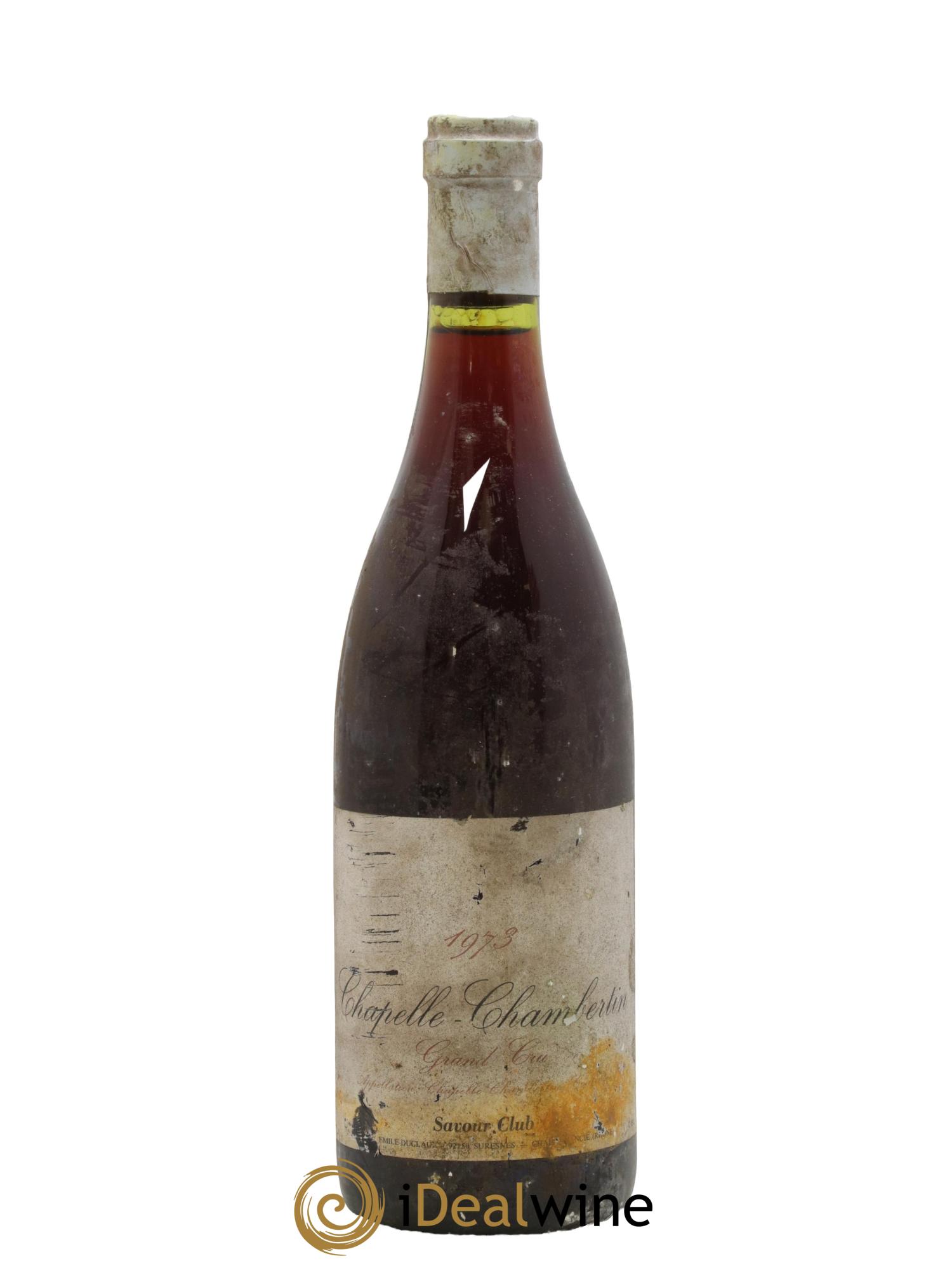 Chapelle-Chambertin Grand Cru Savour Club 1973 - Lot de 1 bouteille - 0
