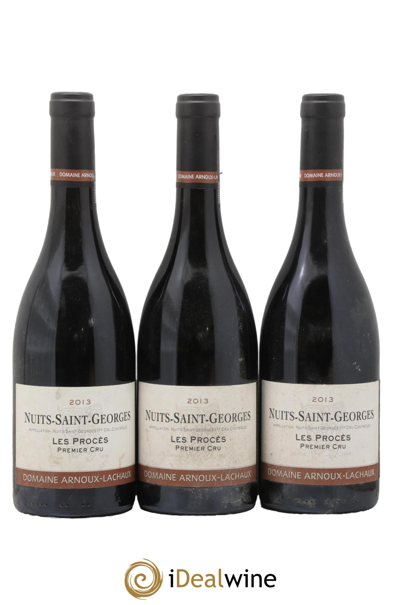 Nuits-Saint-Georges 1er Cru Les Procès Arnoux-Lachaux (Domaine) 2013 - Posten von 3 Flaschen - 0