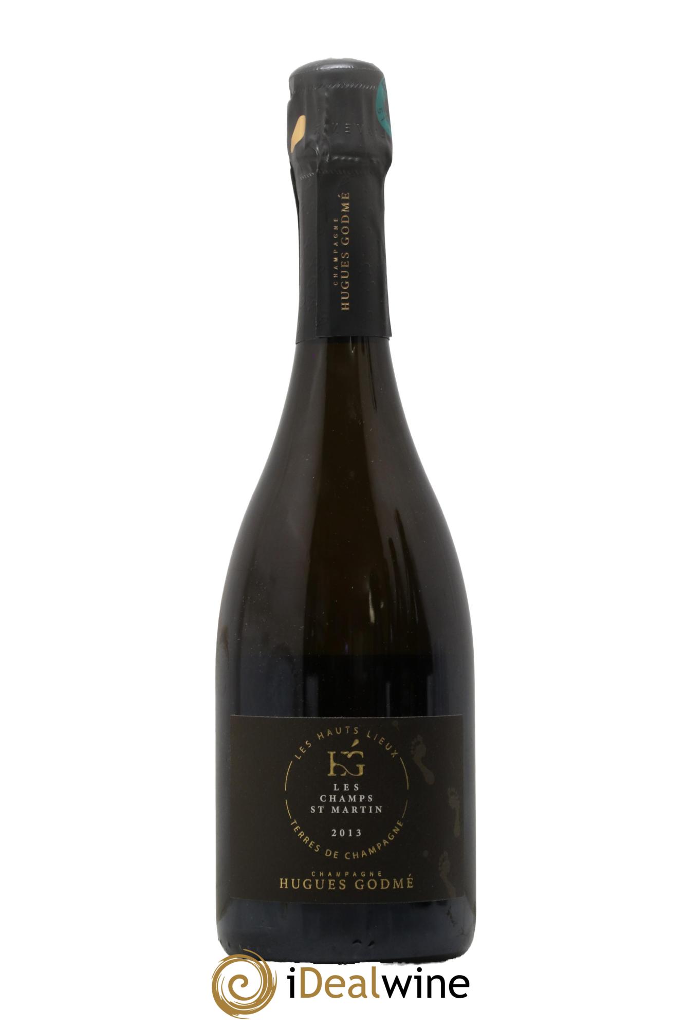 Champagne Hugues Godmé Grand cru Brut Nature Les Champs Saint Martin 2013 - Posten von 1 Flasche - 0
