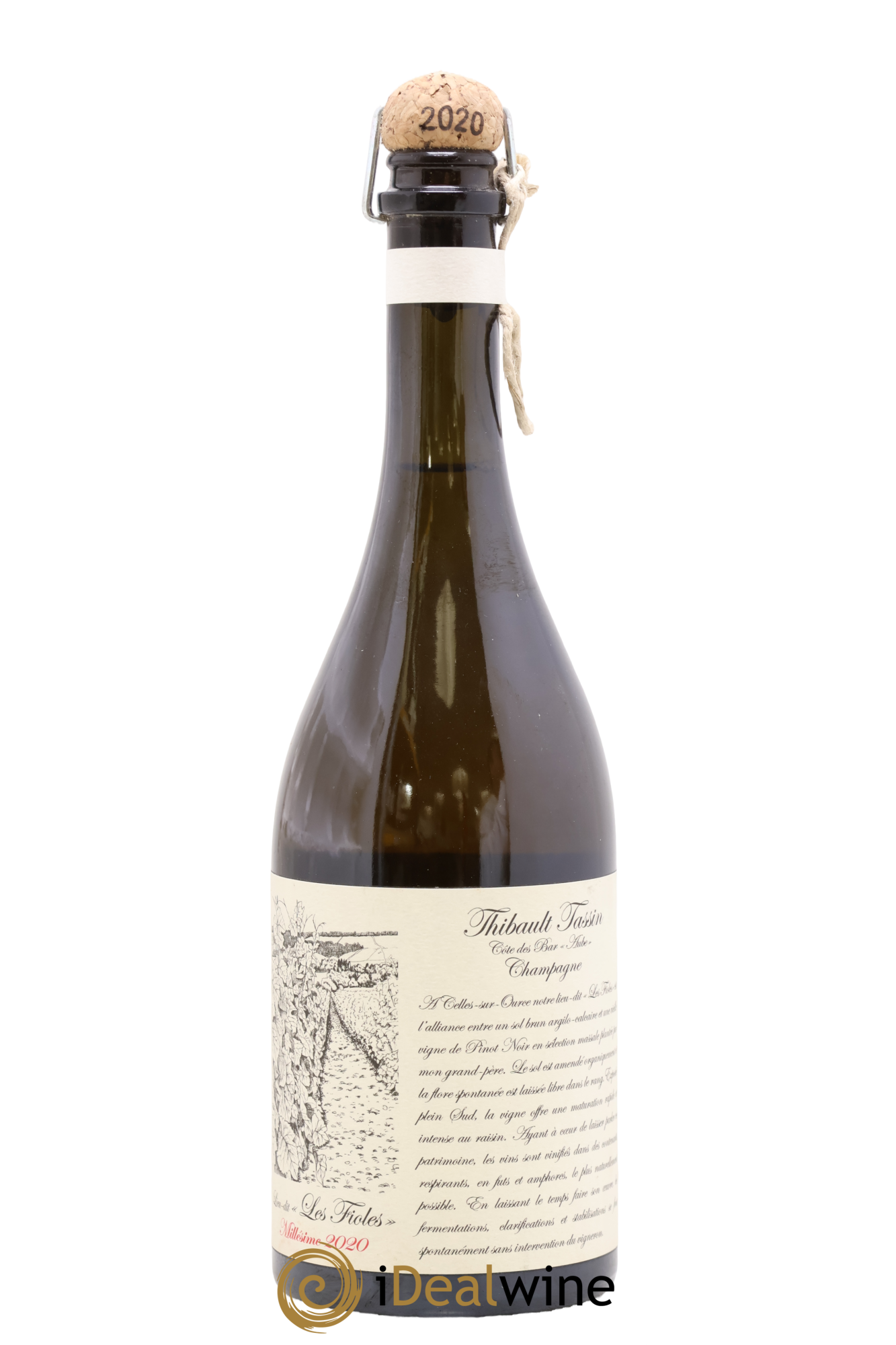 Blanc de Noirs Brut Nature Les Fioles Thibault Tassin 2020 - Lot de 1 bouteille - 0