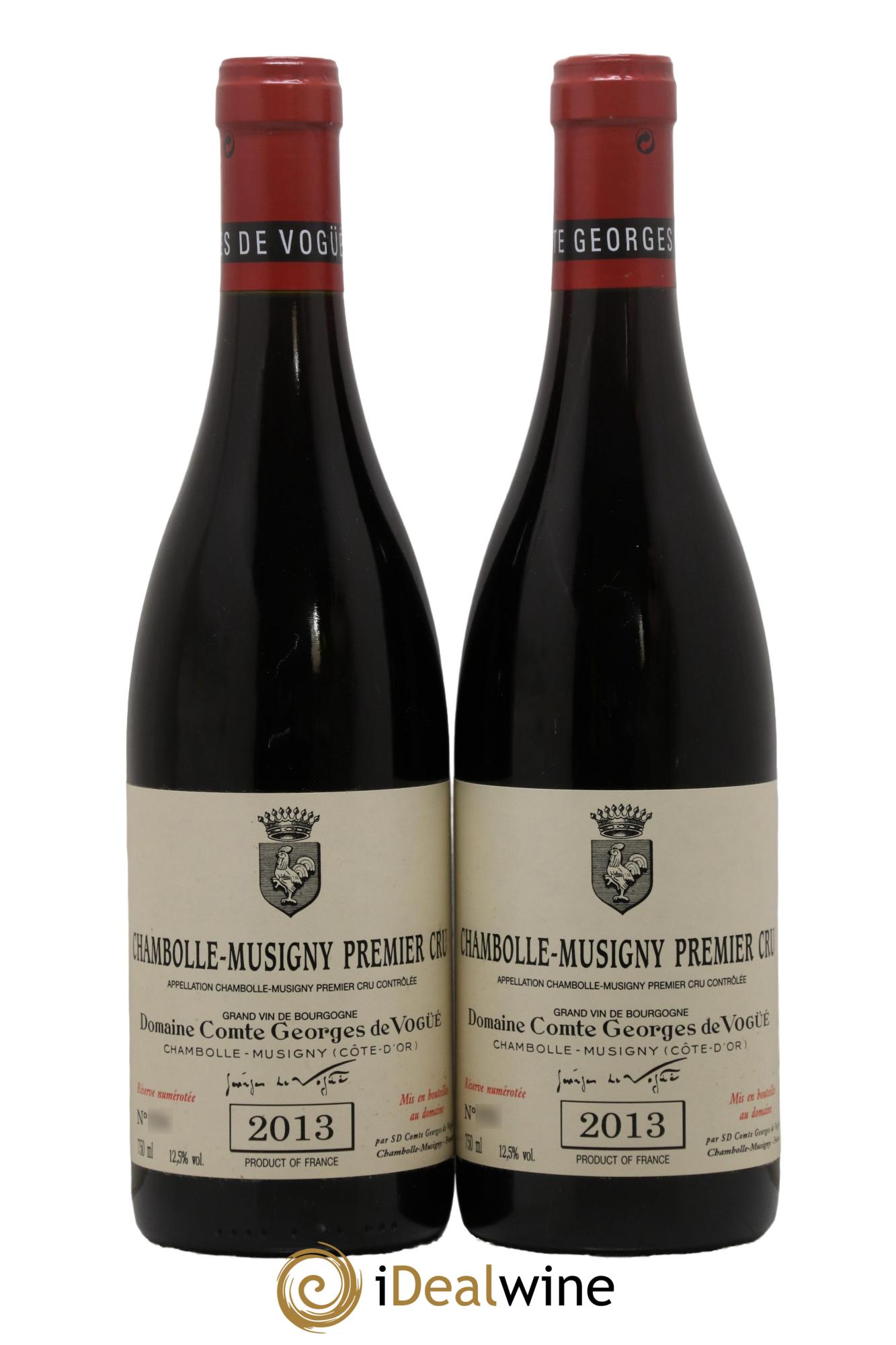 Chambolle-Musigny 1er Cru Comte Georges de Vogüé 2013 - Lotto di 2 bottiglie - 0