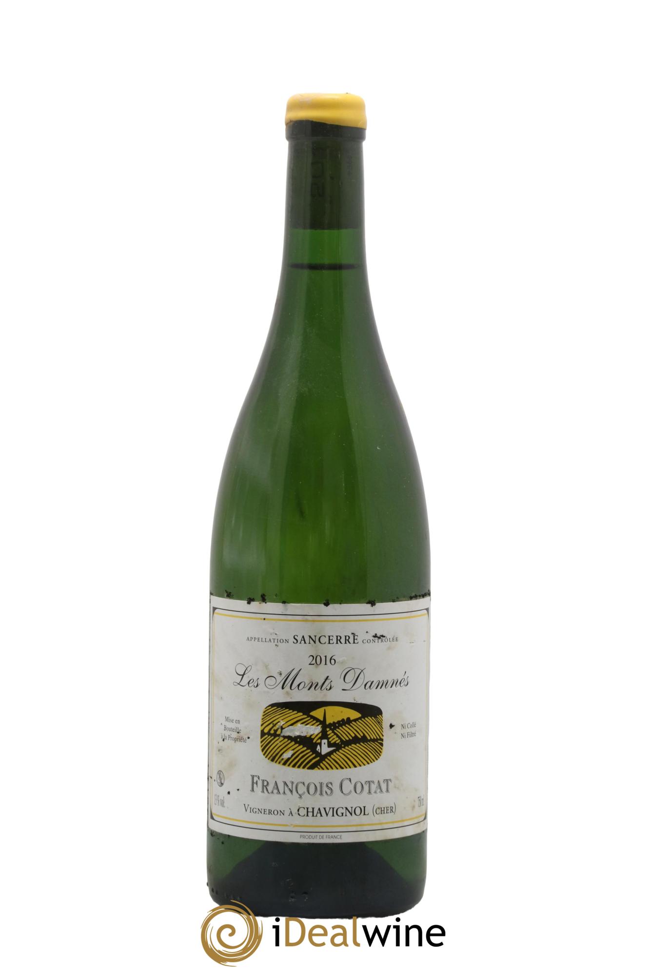 Sancerre Les Monts Damnés François Cotat 2016 - Lot de 1 bouteille - 0