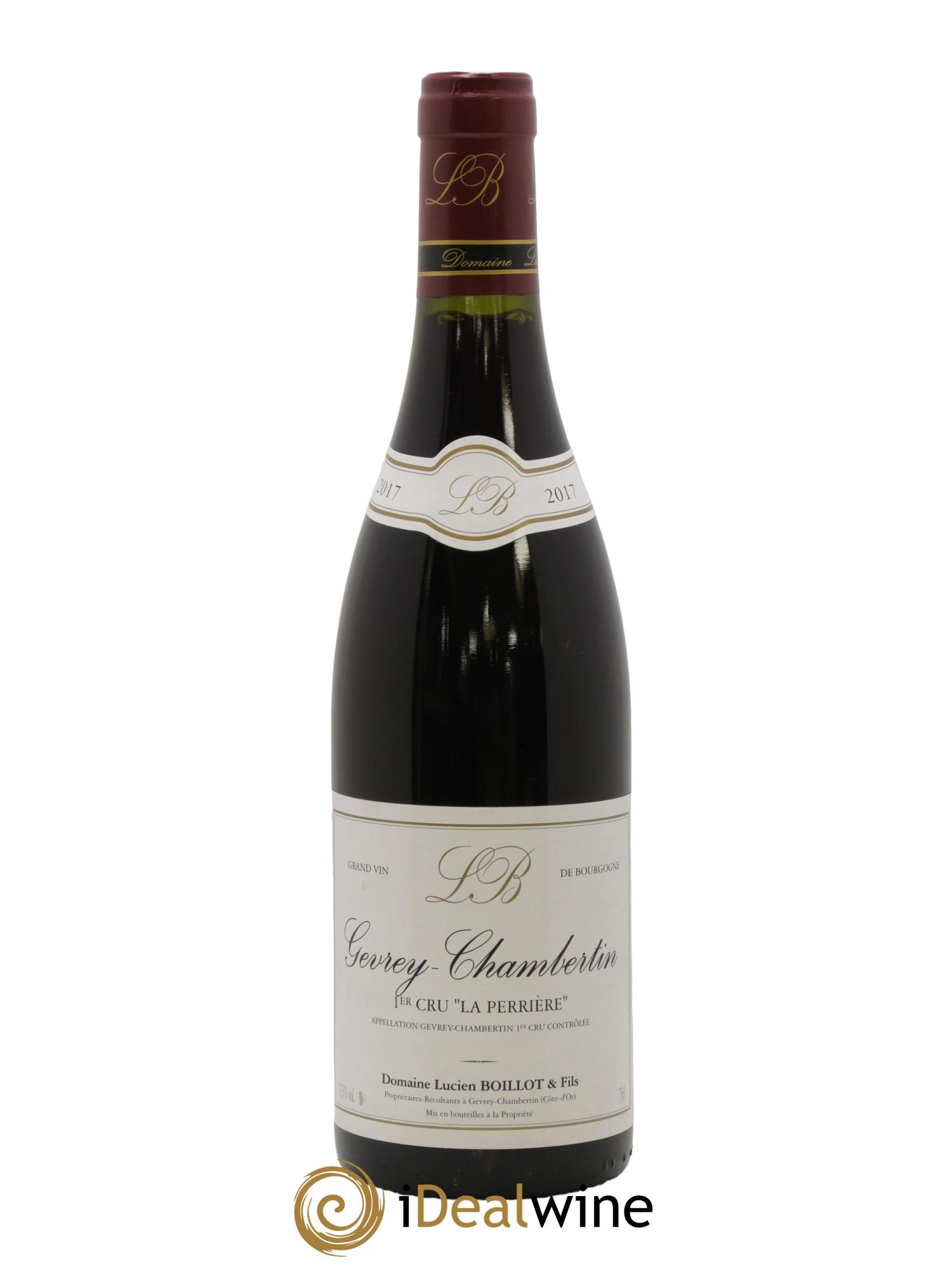 Gevrey-Chambertin 1er Cru La Perrière Lucien Boillot & Fils (Domaine) 2017 - Lot de 1 bouteille - 0