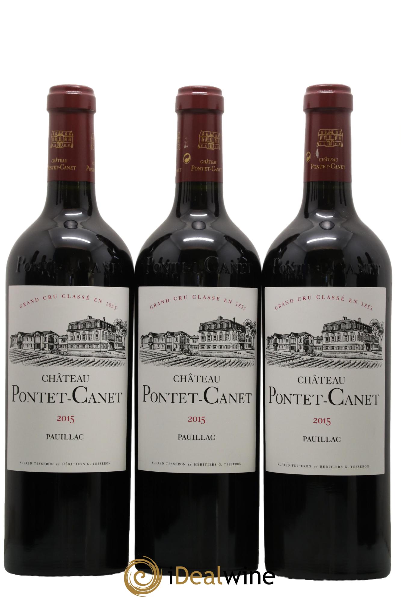 Château Pontet Canet 5ème Grand Cru Classé 2015 - Posten von 12 Flaschen - 2