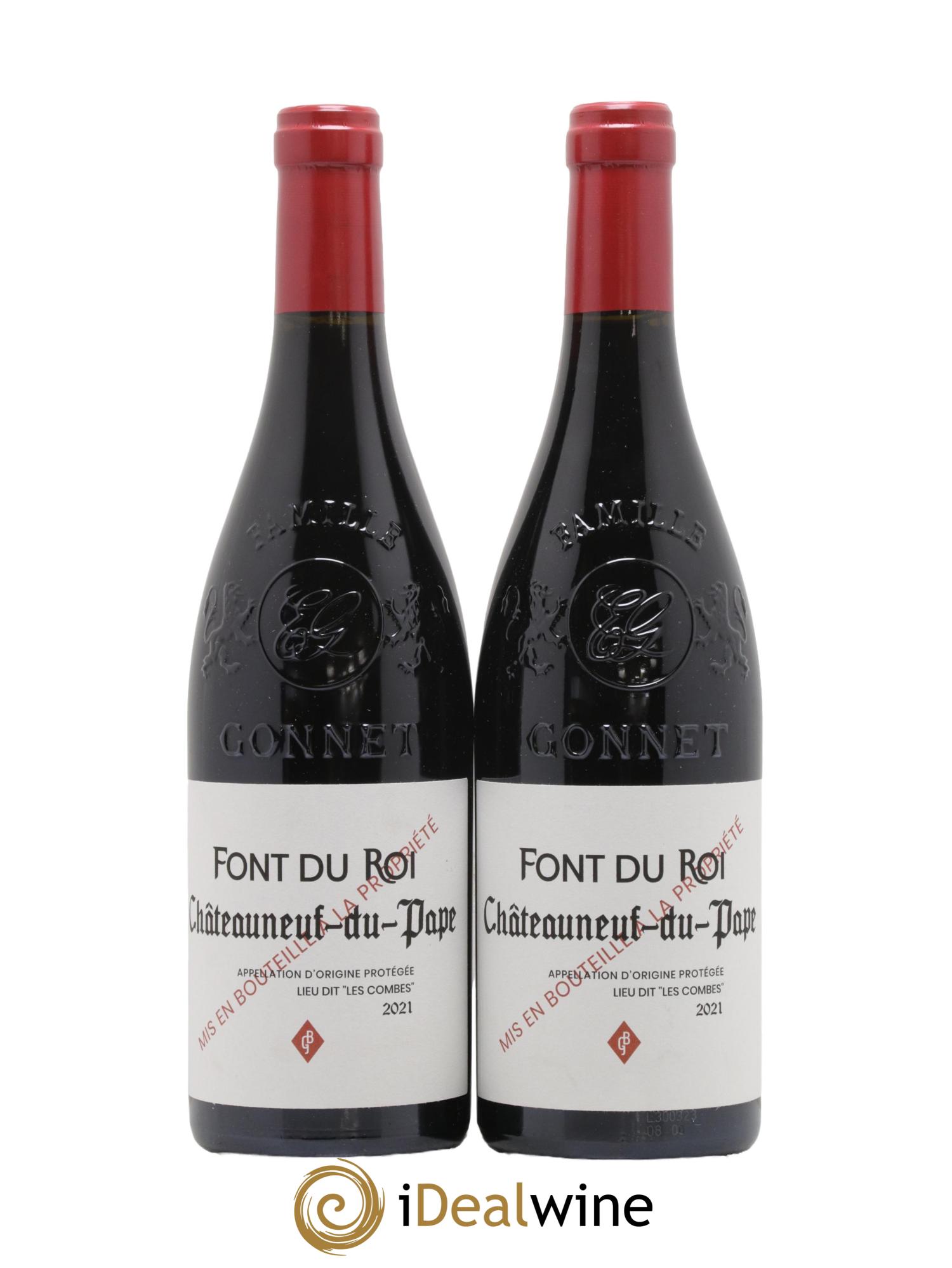 Châteauneuf-du-Pape Domaine Font Roi Les Combes 2021 - Lot de 2 bouteilles - 0