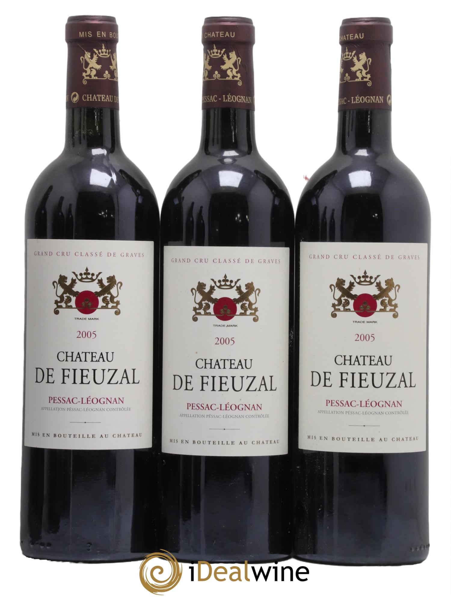 Château de Fieuzal Cru Classé de Graves 2005 - Lot de 6 bouteilles - 1
