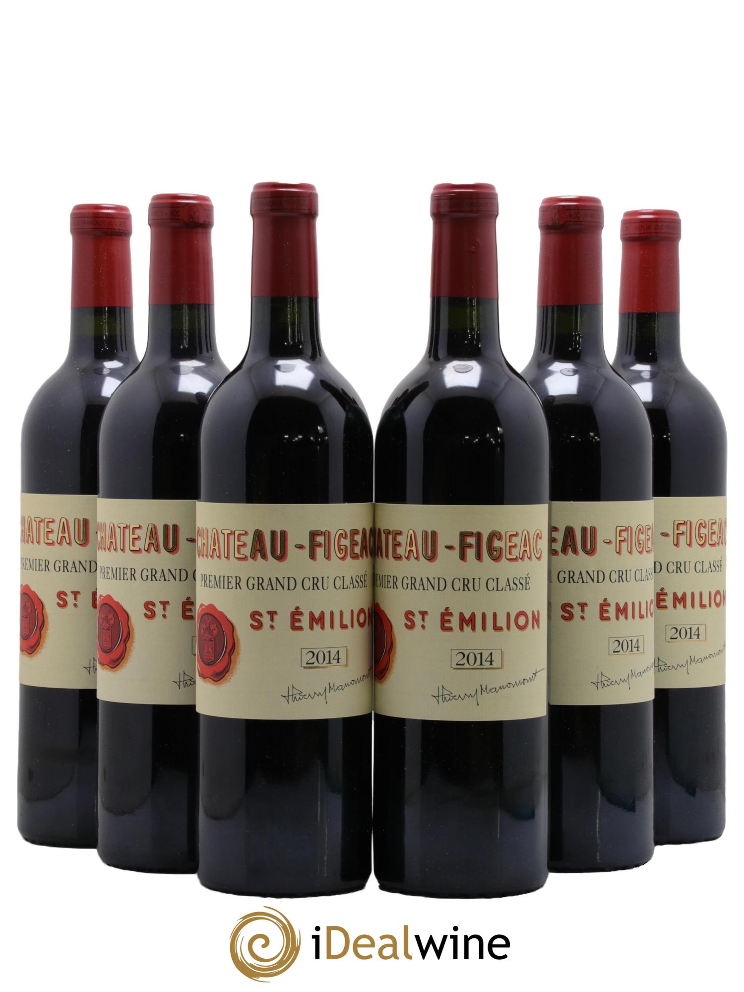 Château Figeac 1er Grand Cru Classé A 2014 - Lot de 6 bouteilles - 0