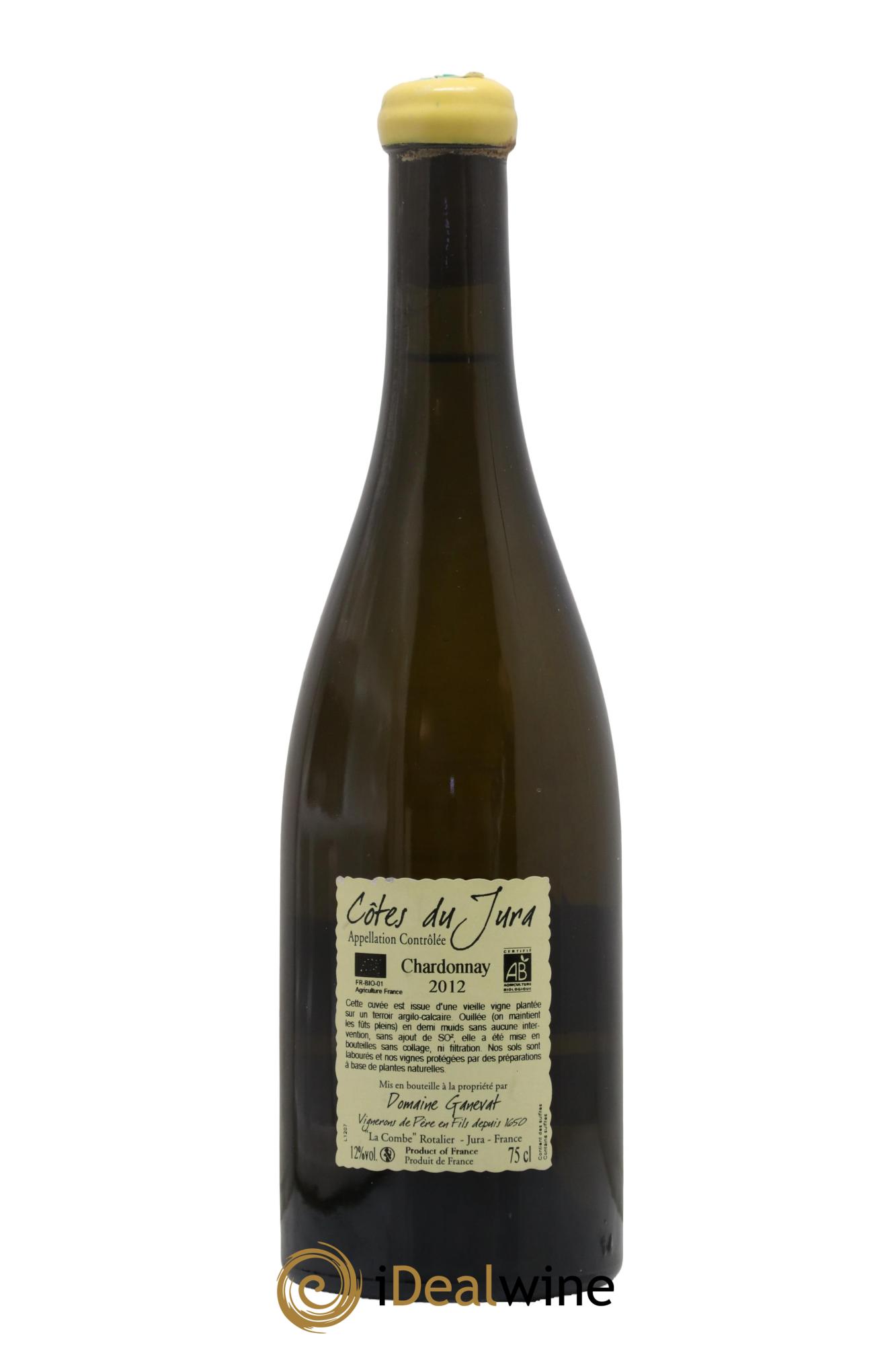 Côtes du Jura Les Chamois du Paradis Jean-François Ganevat (Domaine) 2012 - Lot de 1 bouteille - 1