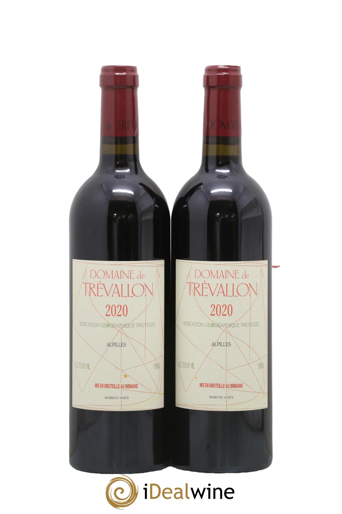 IGP Alpilles Trévallon (Domaine de) Eloi Dürrbach 2020 - Lot de 2 bouteilles - 0