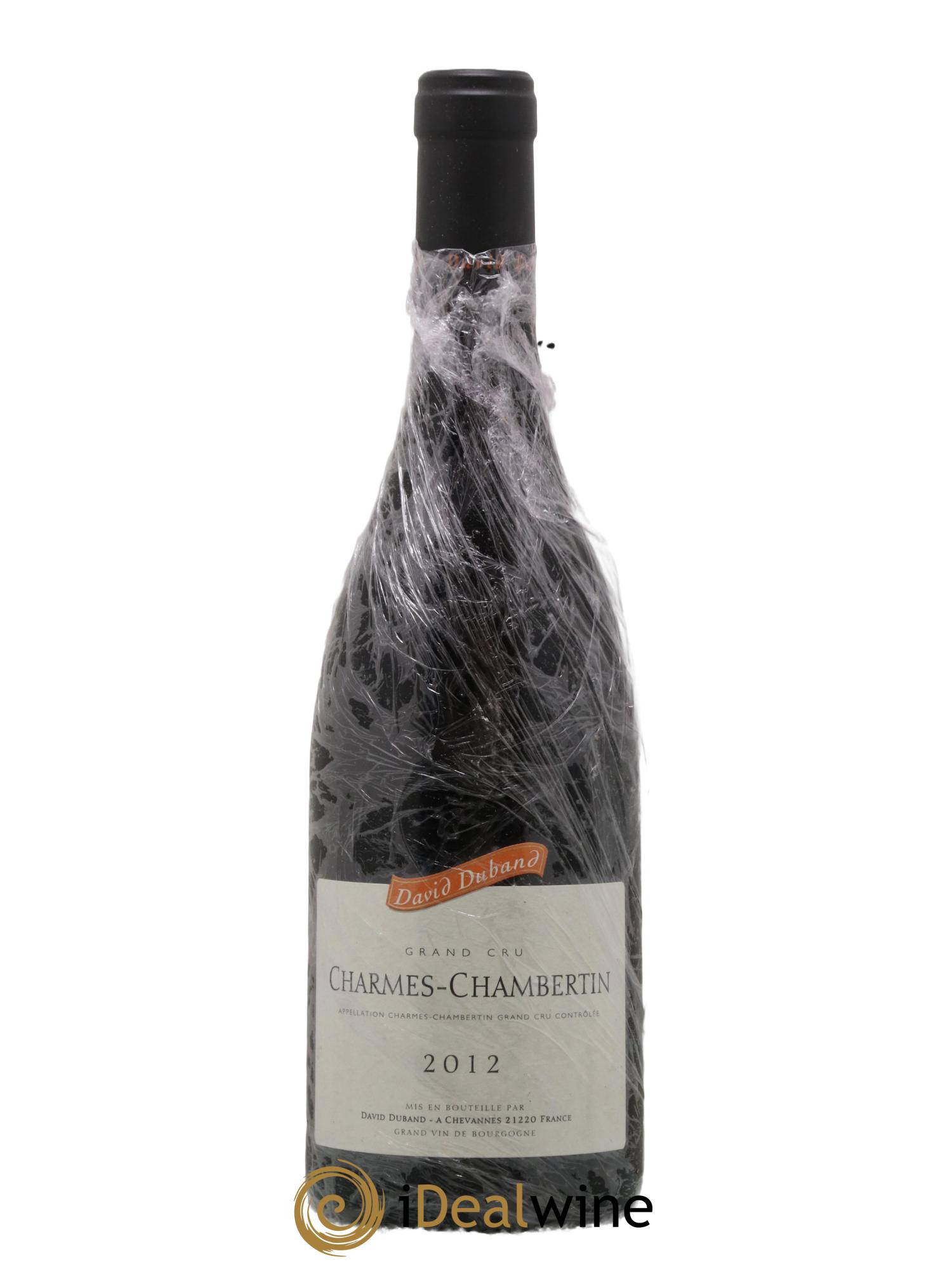 Charmes-Chambertin Grand Cru David Duband (Domaine) 2012 - Lot of 1 bottle - 0