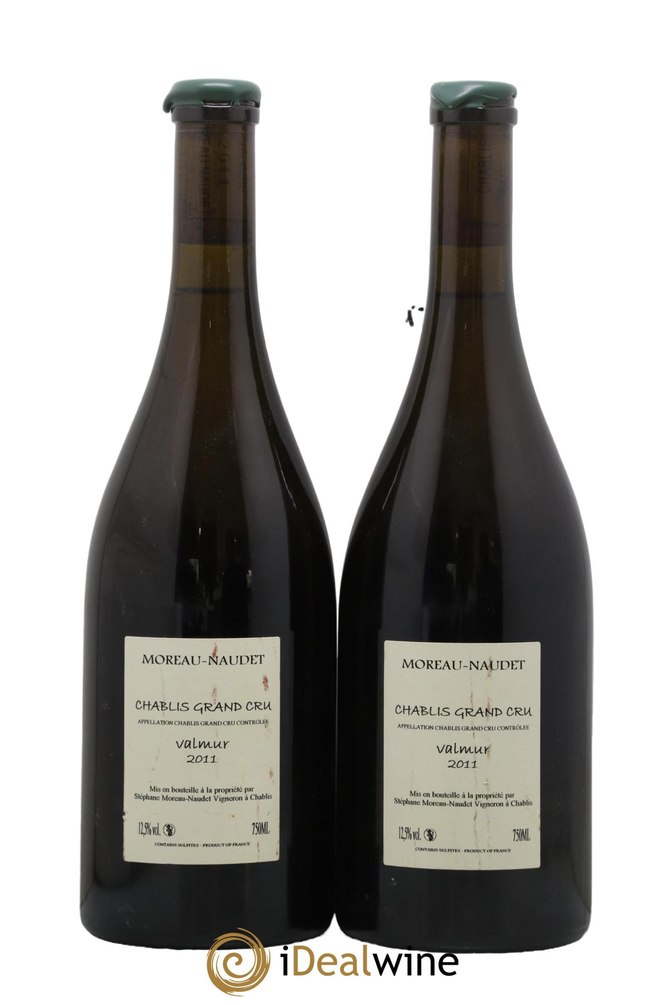 Chablis Grand Cru Valmur Moreau-Naudet 2011 - Lot de 2 bouteilles - 1