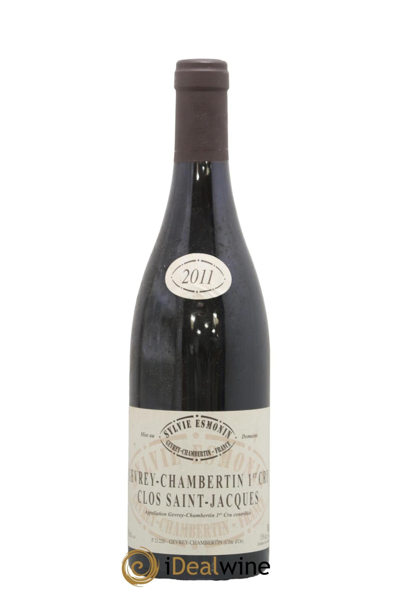 Gevrey-Chambertin 1er Cru Clos Saint Jacques Sylvie Esmonin 2011 - Lot de 1 bouteille - 0