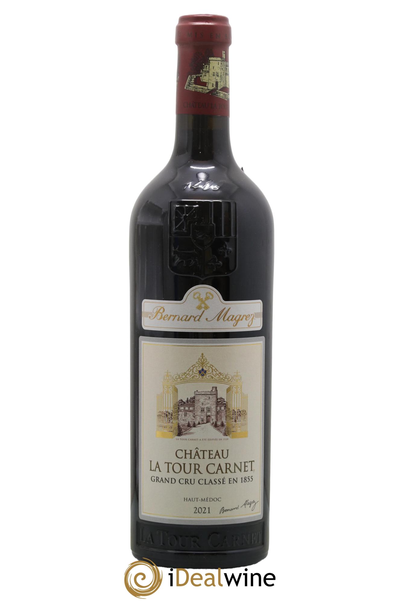 Château la Tour Carnet 4ème Grand Cru Classé 2021 - Lot of 1 bottle - 0