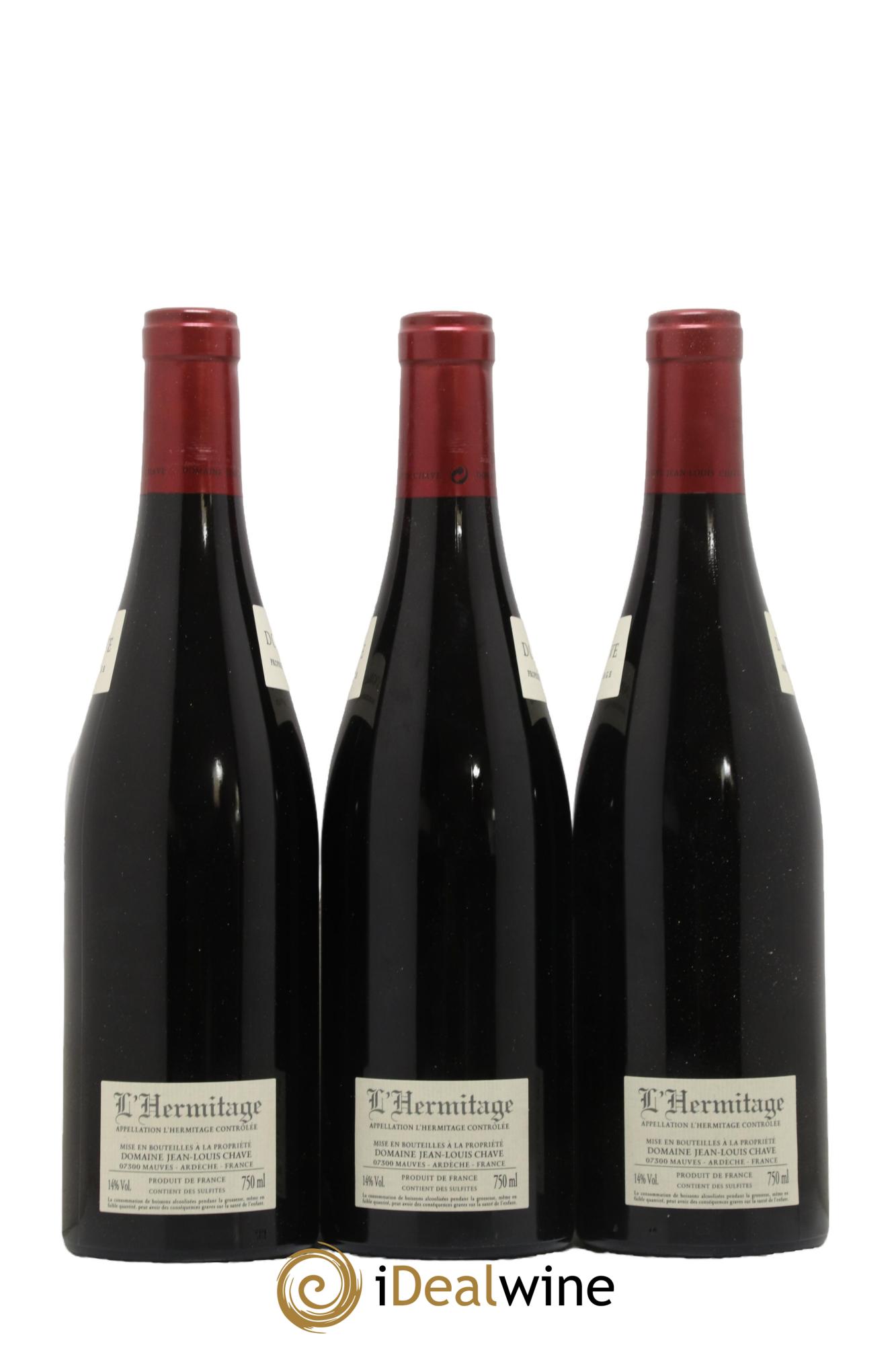 Hermitage Jean-Louis Chave 2012 - Lot de 3 bouteilles - 1