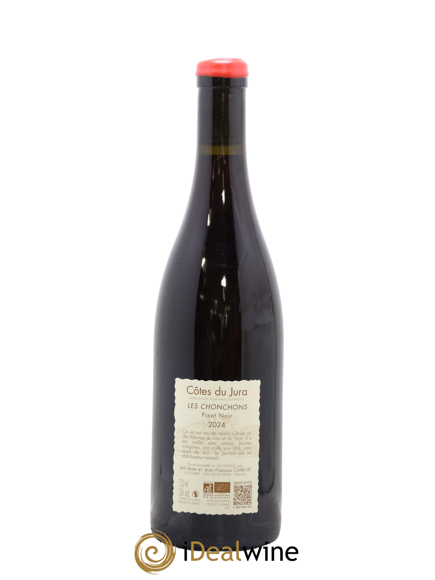 Côtes du Jura Les Chonchons Anne et Jean François Ganevat 2024 - Lot of 1 bottle - 1