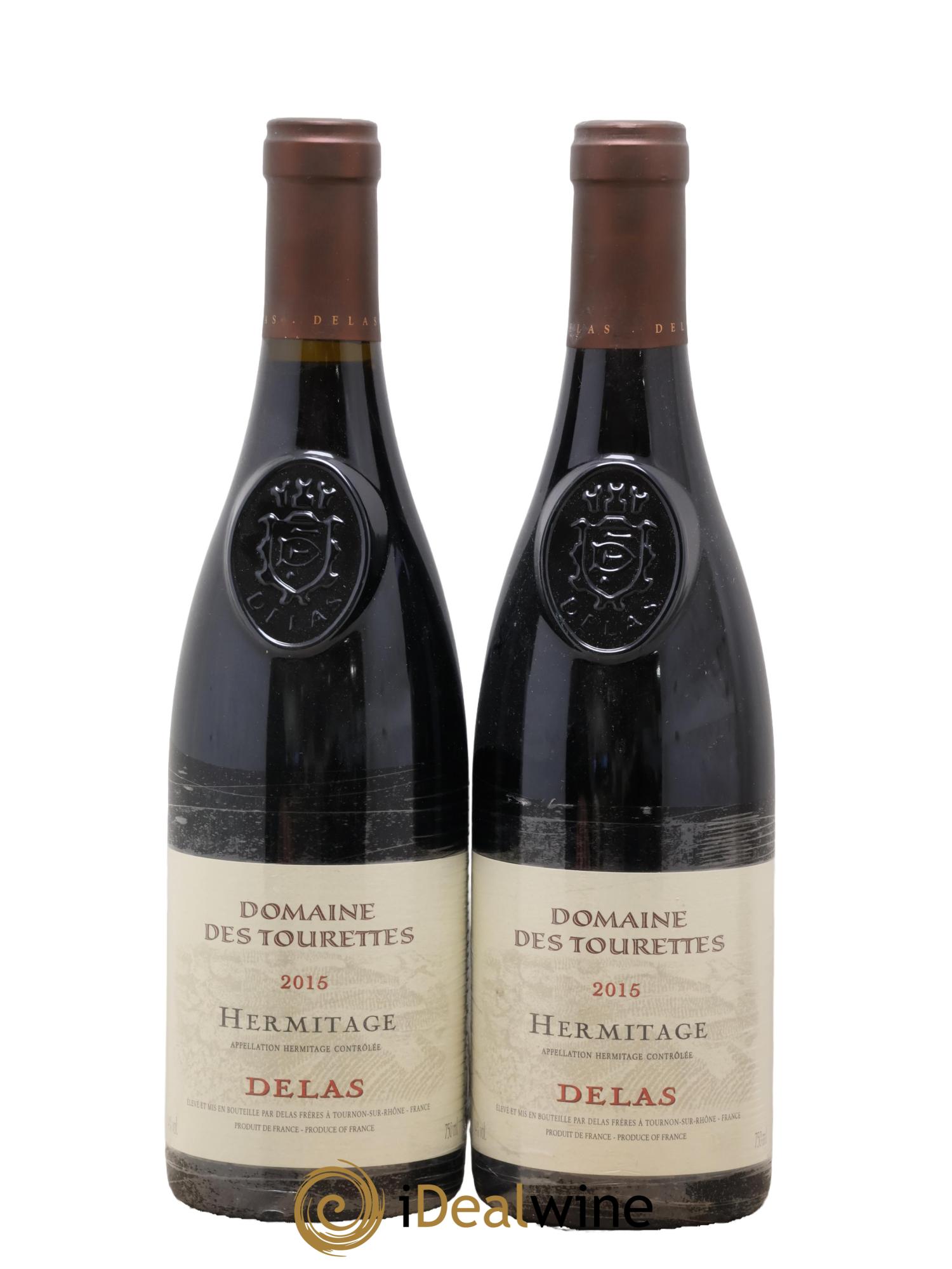 Hermitage Domaine des Tourettes Delas Frères 2015 - Lotto di 2 bottiglie - 0