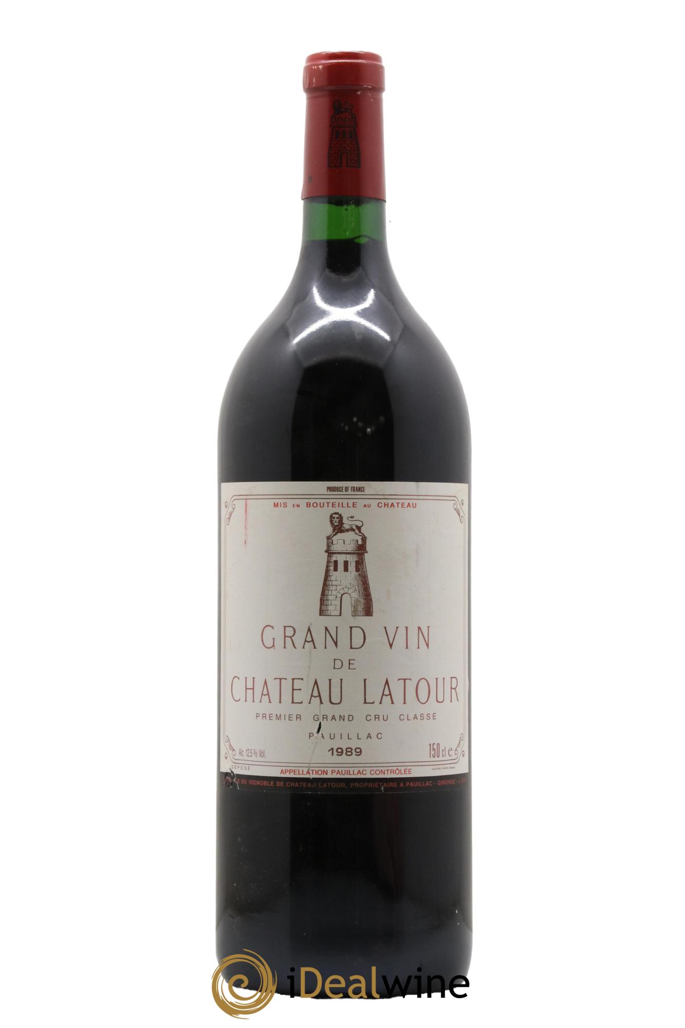Château Latour 1er Grand Cru Classé 1989 - Lot de 1 magnum - 0