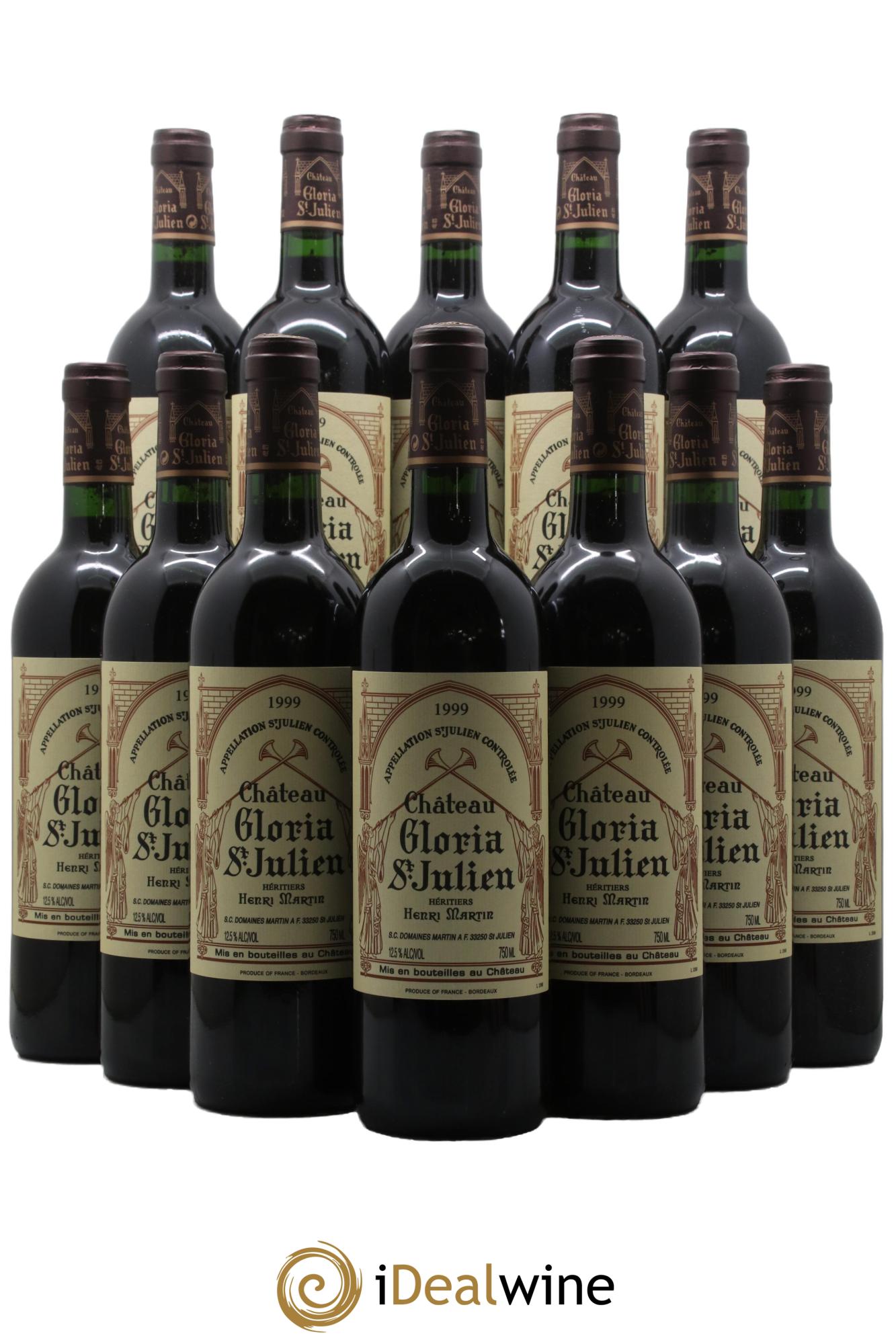 Château Gloria 1999 - Lot de 12 bouteilles - 0