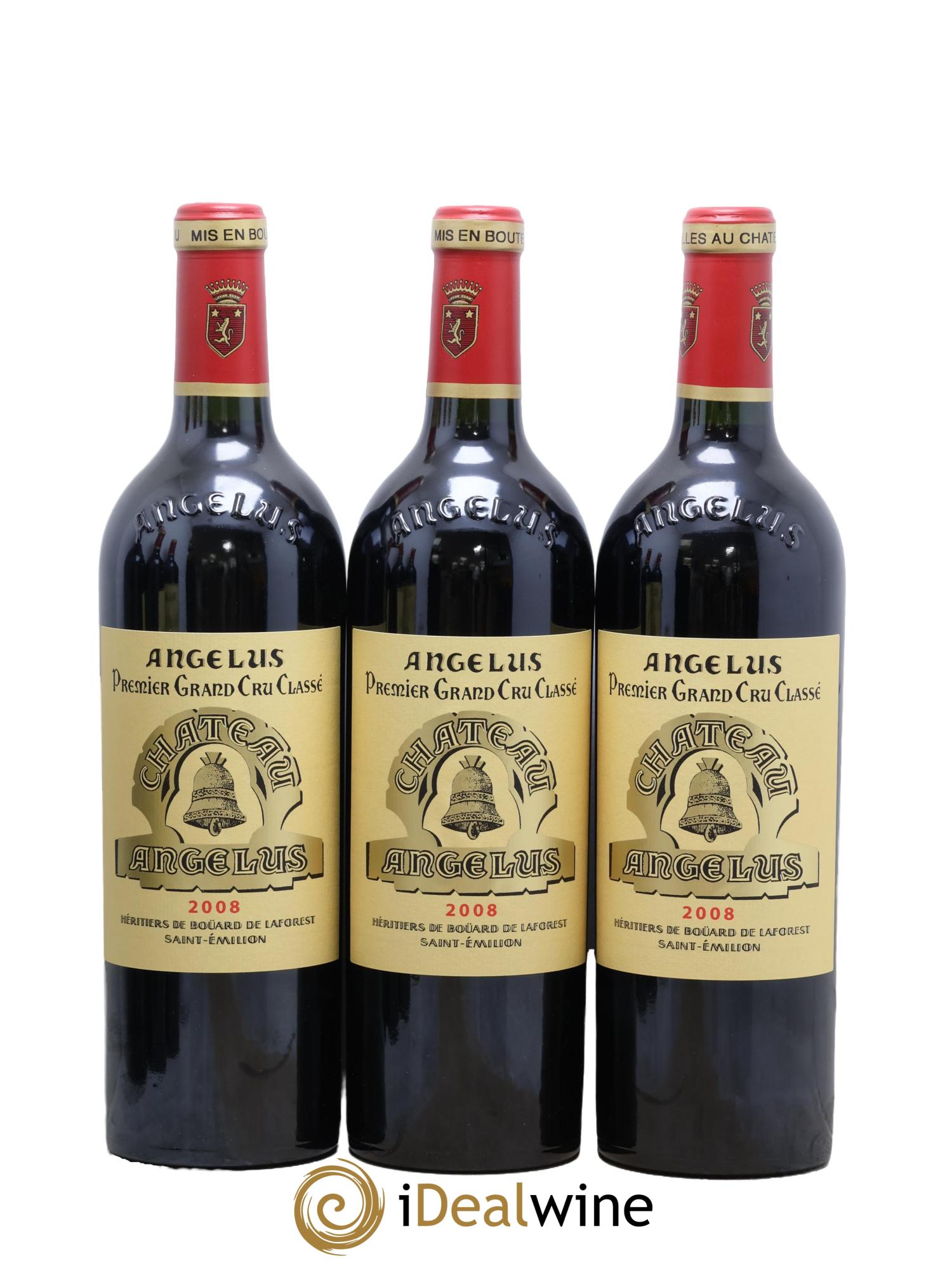 Château Angélus 1er Grand Cru Classé A 2008 - Lotto di 6 bottiglie - 1
