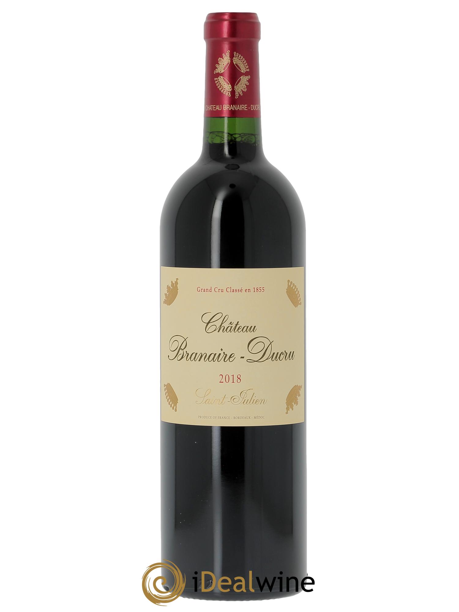 Château Branaire Ducru 4ème Grand Cru Classé (CBO à partir de 3 bts) 2018 - Lot de 1 bouteille - 0