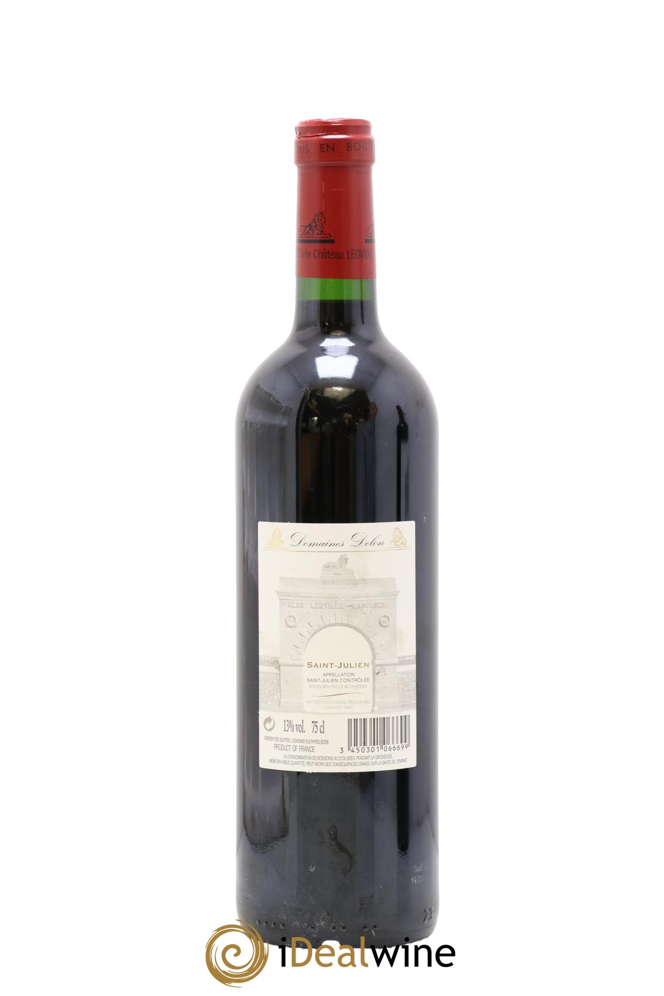 Château Léoville Las Cases 2ème Grand Cru Classé 2006 - Lot de 1 bouteille - 1
