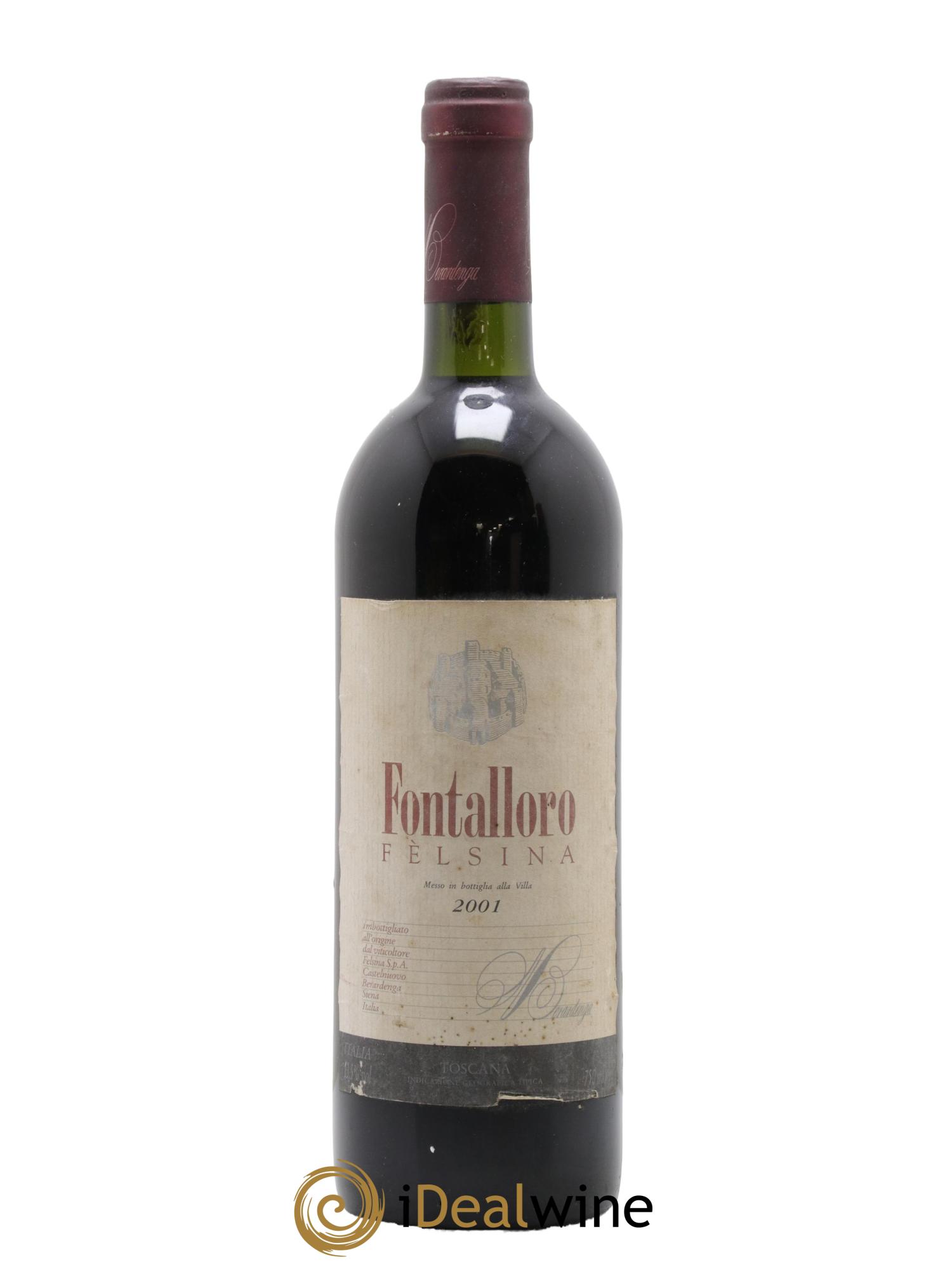 Toscana IGT Fontalloro Felsina 2001 - Lotto di 1 bottiglia - 0