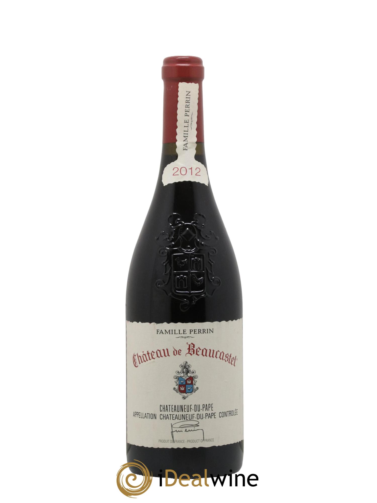 Châteauneuf-du-Pape Château de Beaucastel Famille Perrin 2012 - Lot de 1 bouteille - 0