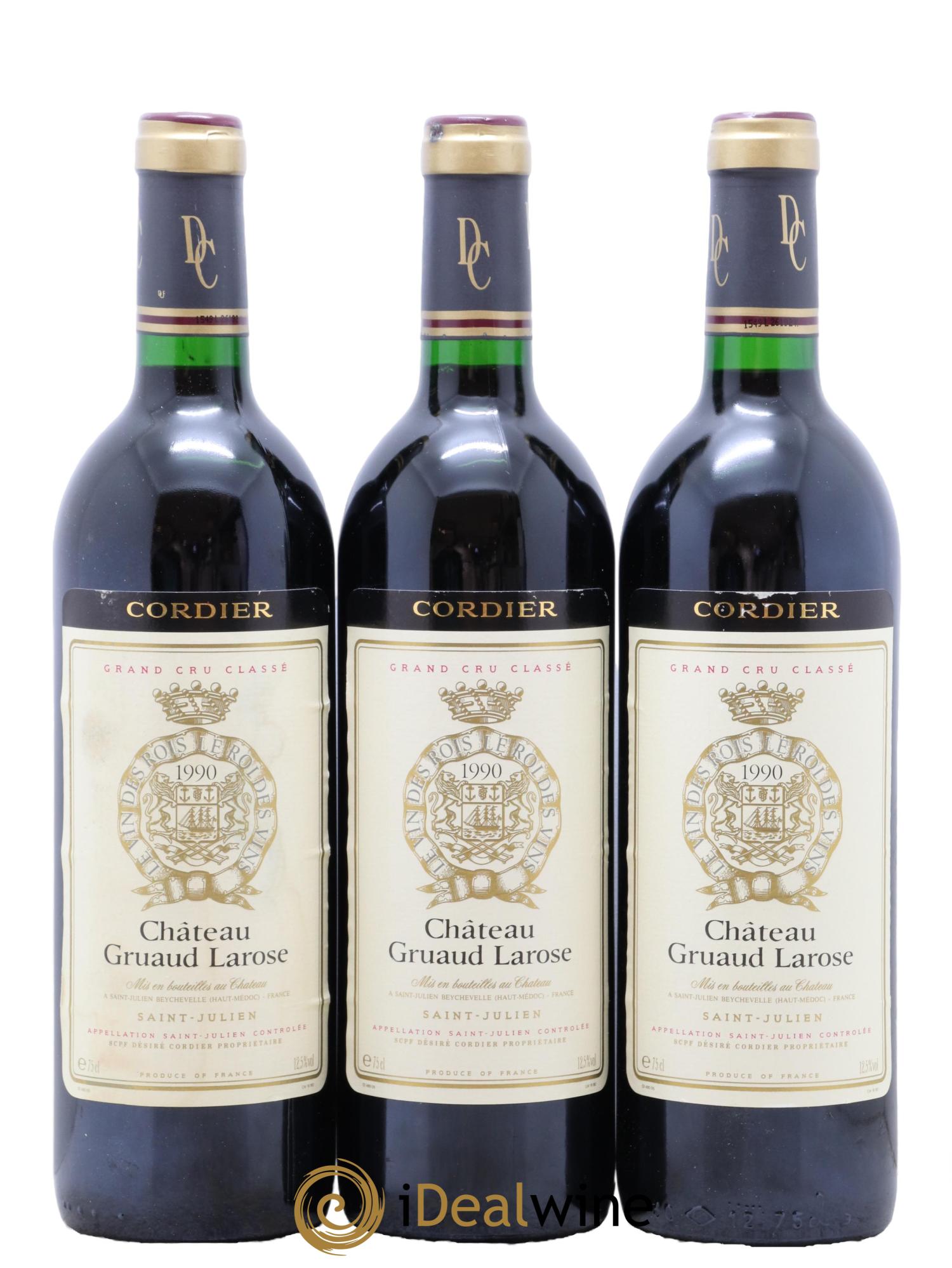 Château Gruaud Larose 2ème Grand Cru Classé 1990 - Lot de 12 bouteilles - 4
