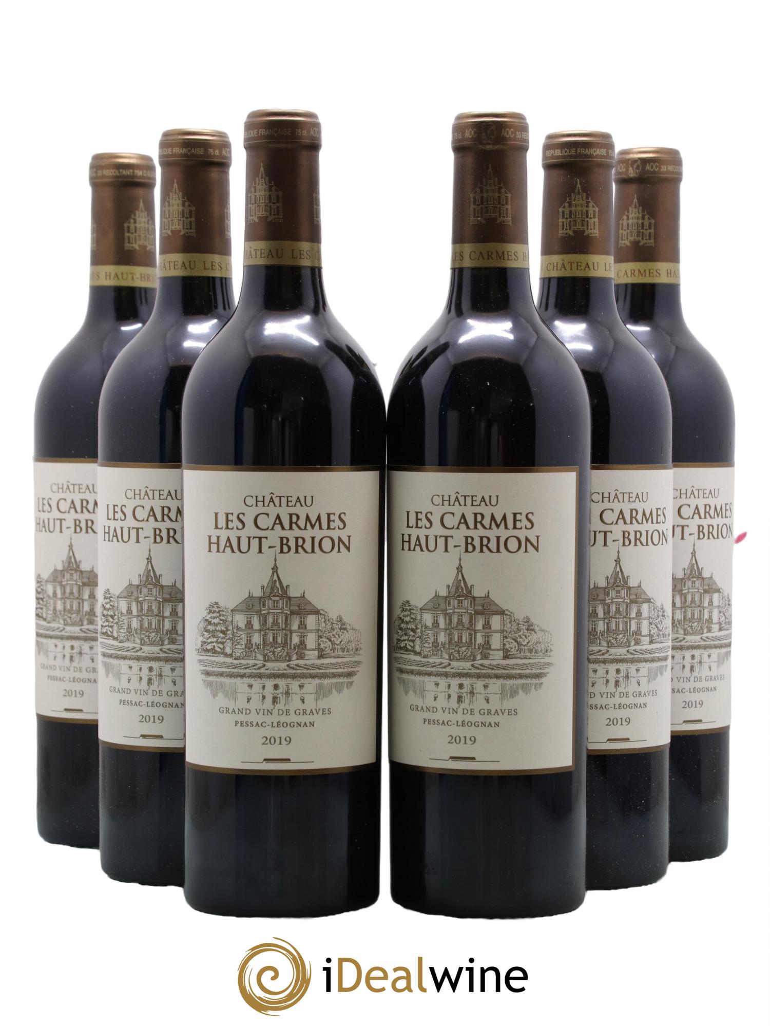 Château Les Carmes Haut-Brion 2019 - Lot de 6 bouteilles - 0