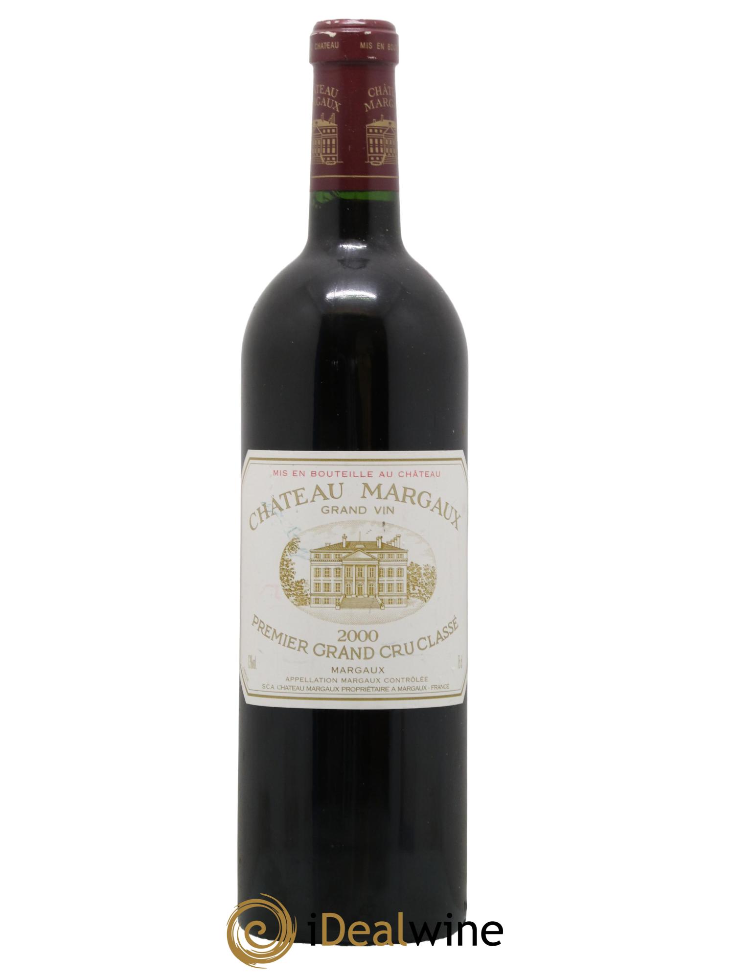 Château Margaux 1er Grand Cru Classé 2000 - Lot de 1 bouteille - 0