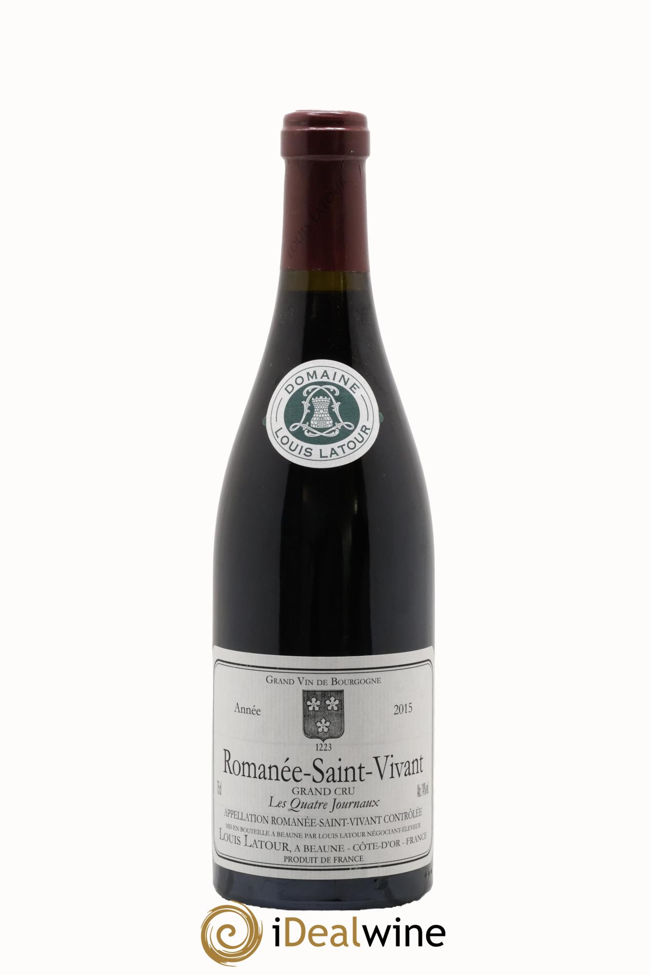 Romanée-Saint-Vivant Grand Cru Les Quatre Journaux Louis Latour 2015 - Lot de 1 bouteille - 0