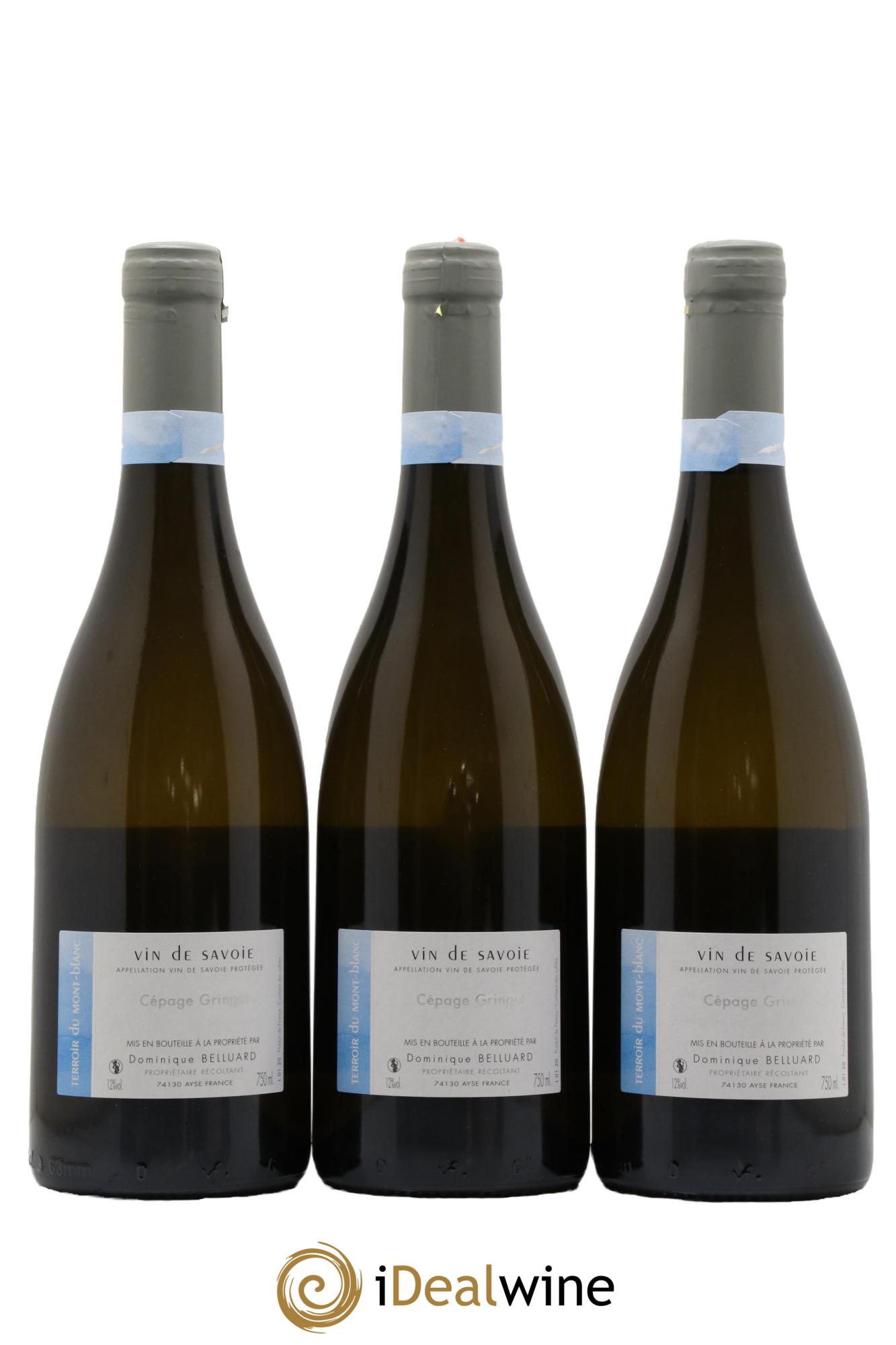Vin de Savoie Eponyme Domaine Belluard 2020 - Lot de 3 bouteilles - 1