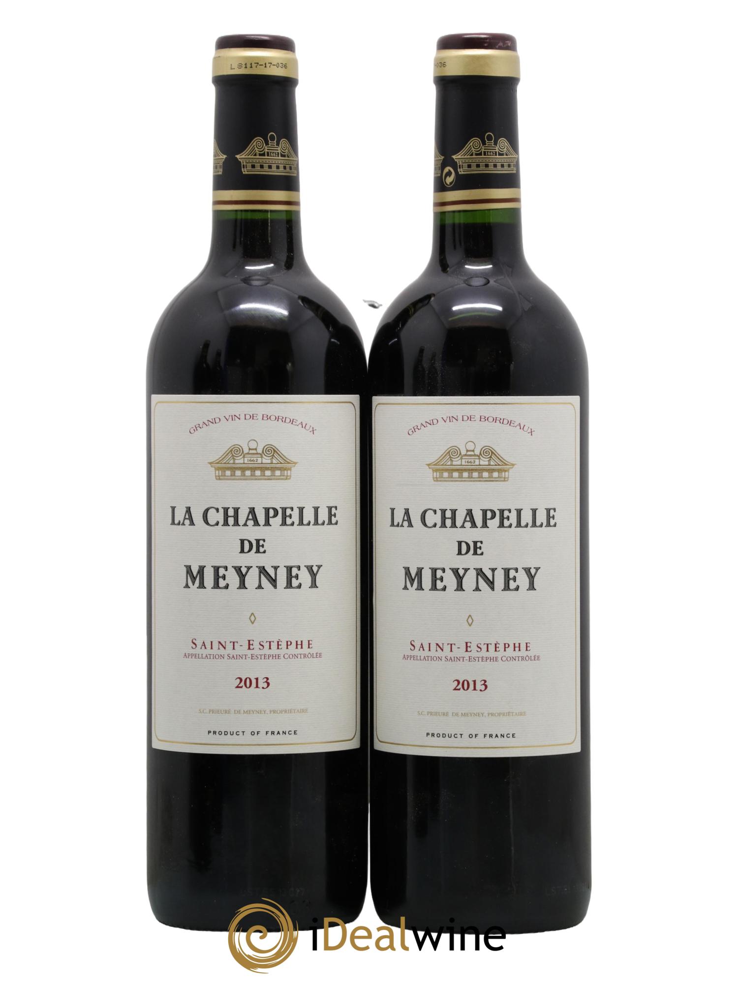 Saint-Estèphe Chapelle de Meyney 2013 - Lot de 2 bouteilles - 0