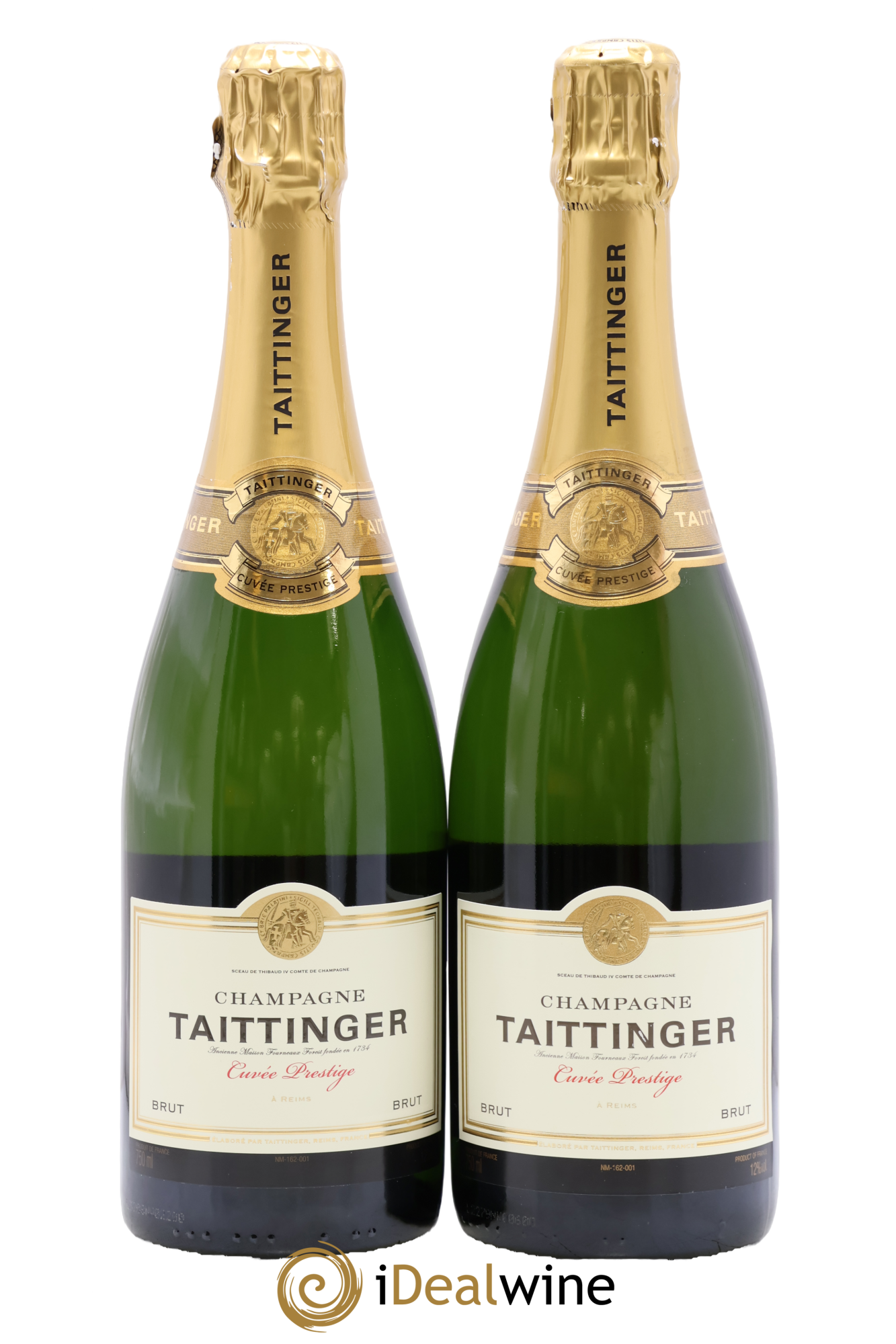 Brut Réserve Cuvée Prestige Taittinger - Posten von 2 Flaschen - 0