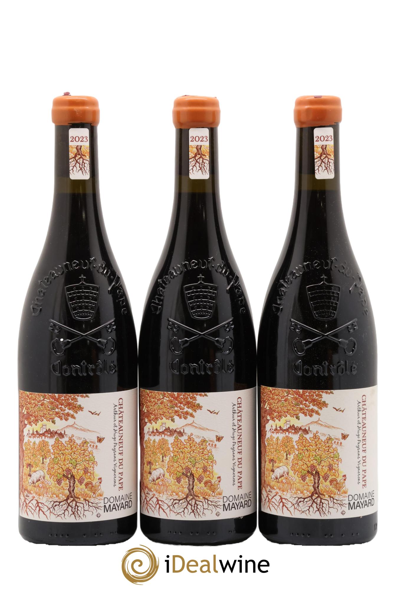 Châteauneuf-du-Pape Mayard (Domaine) 2023 - Lotto di 3 bottiglie - 0