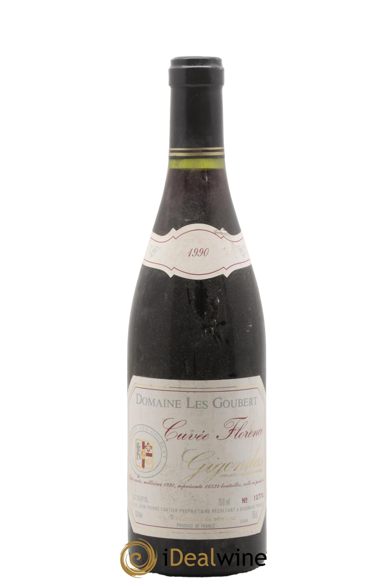 Gigondas Cuvée Florence Les Goubert (Domaine) 1990 - Lot de 1 bouteille - 0