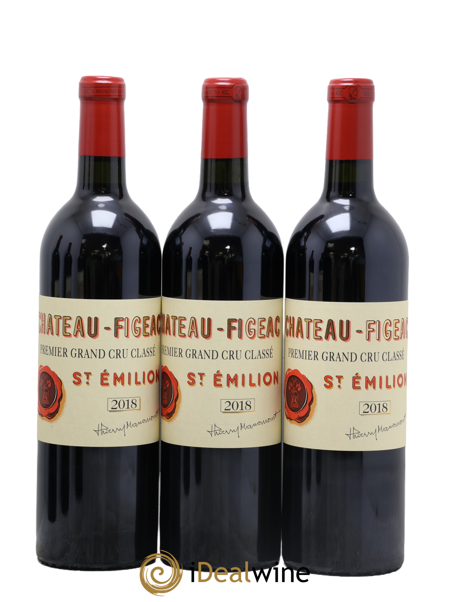 Château Figeac 1er Grand Cru Classé A 2018 - Posten von 6 Flaschen - 1