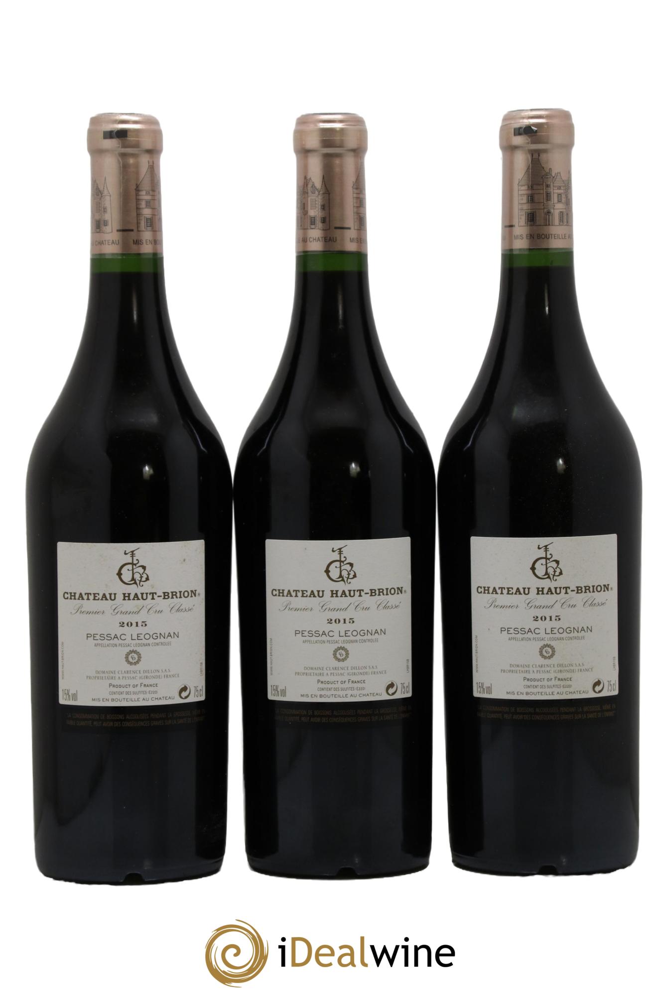 Château Haut Brion 1er Grand Cru Classé 2015 - Lotto di 6 bottiglie - 4