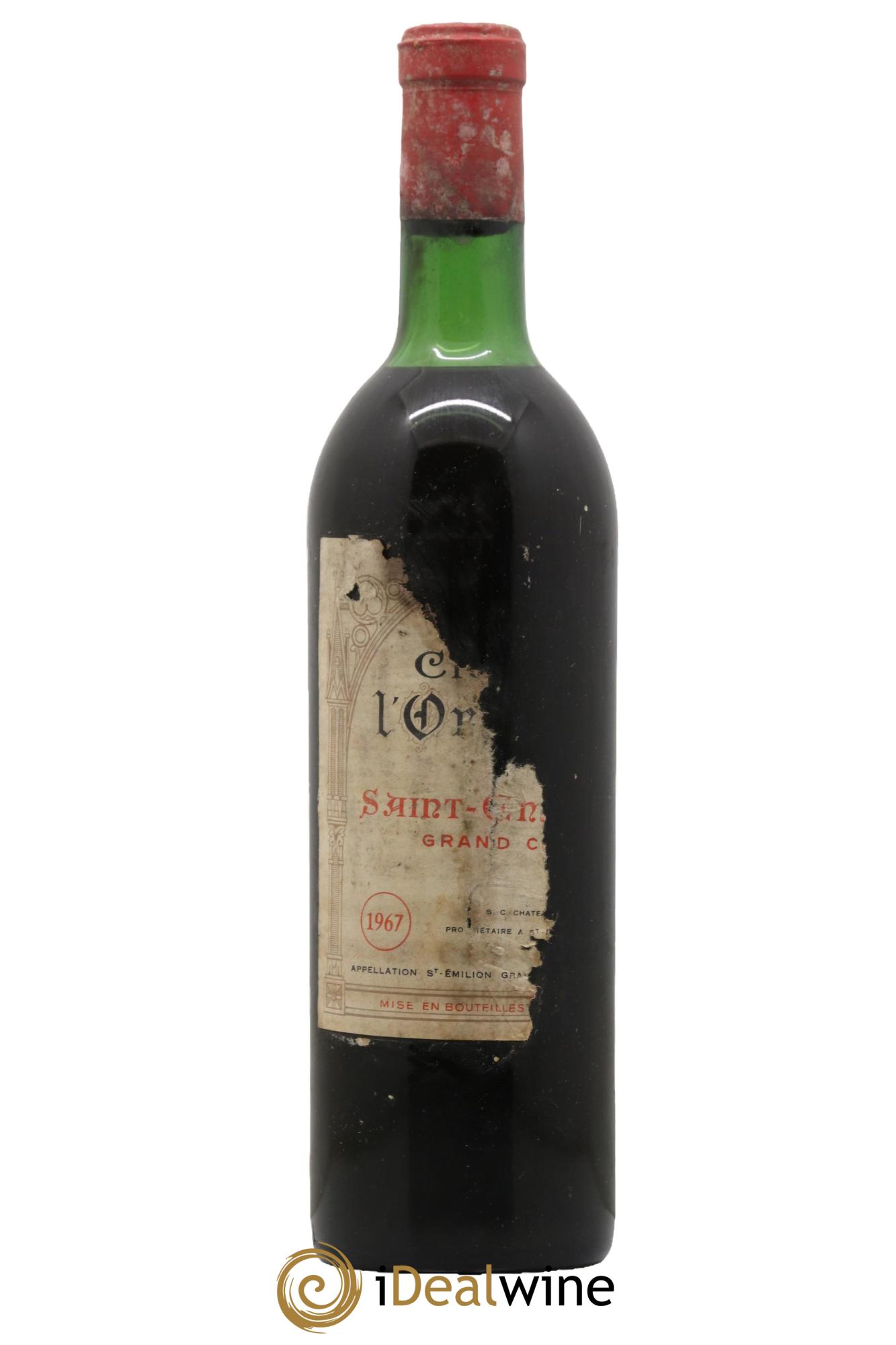 Clos de l'Oratoire Grand Cru Classé 1967 - Lot de 1 bouteille - 0