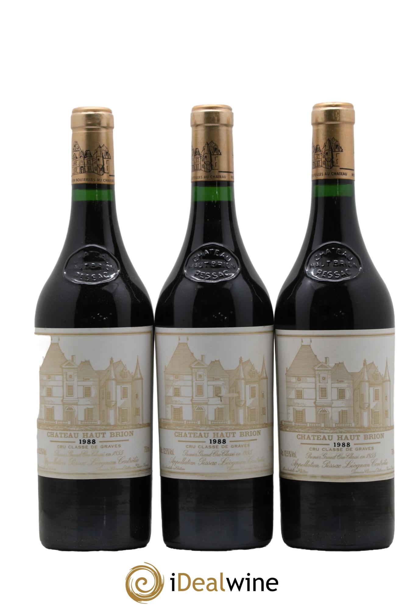Château Haut Brion 1er Grand Cru Classé 1988 - Lot de 12 bouteilles - 4